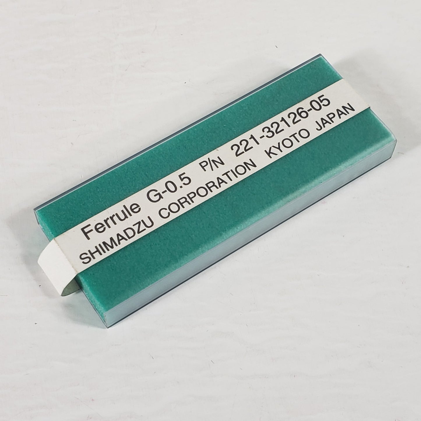 Lot of 2 Shimadzu 221-32126-05 Graphite Ferrule Cap Assembly 0.5mm