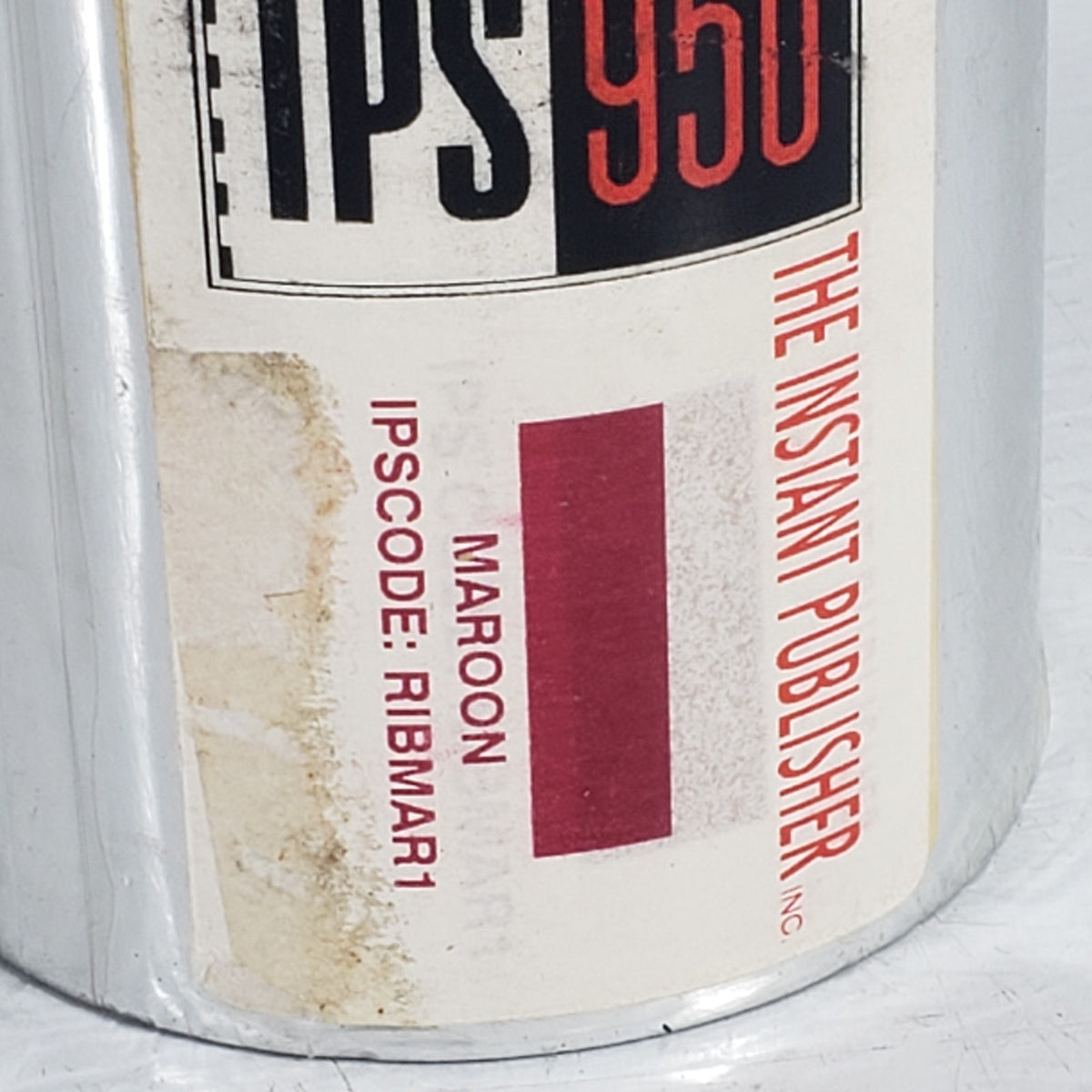 IPS 950 Instant Publisher RIBMAR1 Maroon Thermal Transfer Ribbon NOS