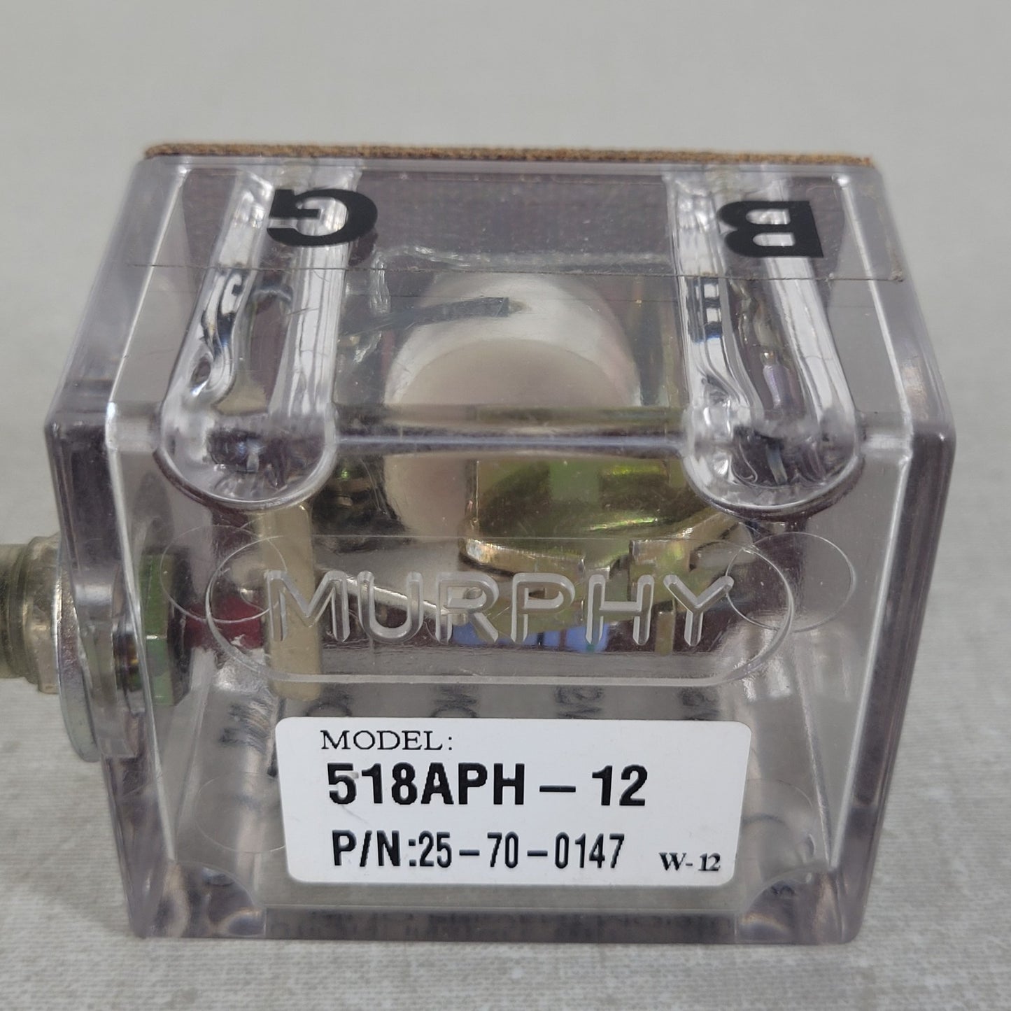 Murphy 518APH-12 25700147 12V Tattletale Magnetic Switch Manual Reset NCH NOH