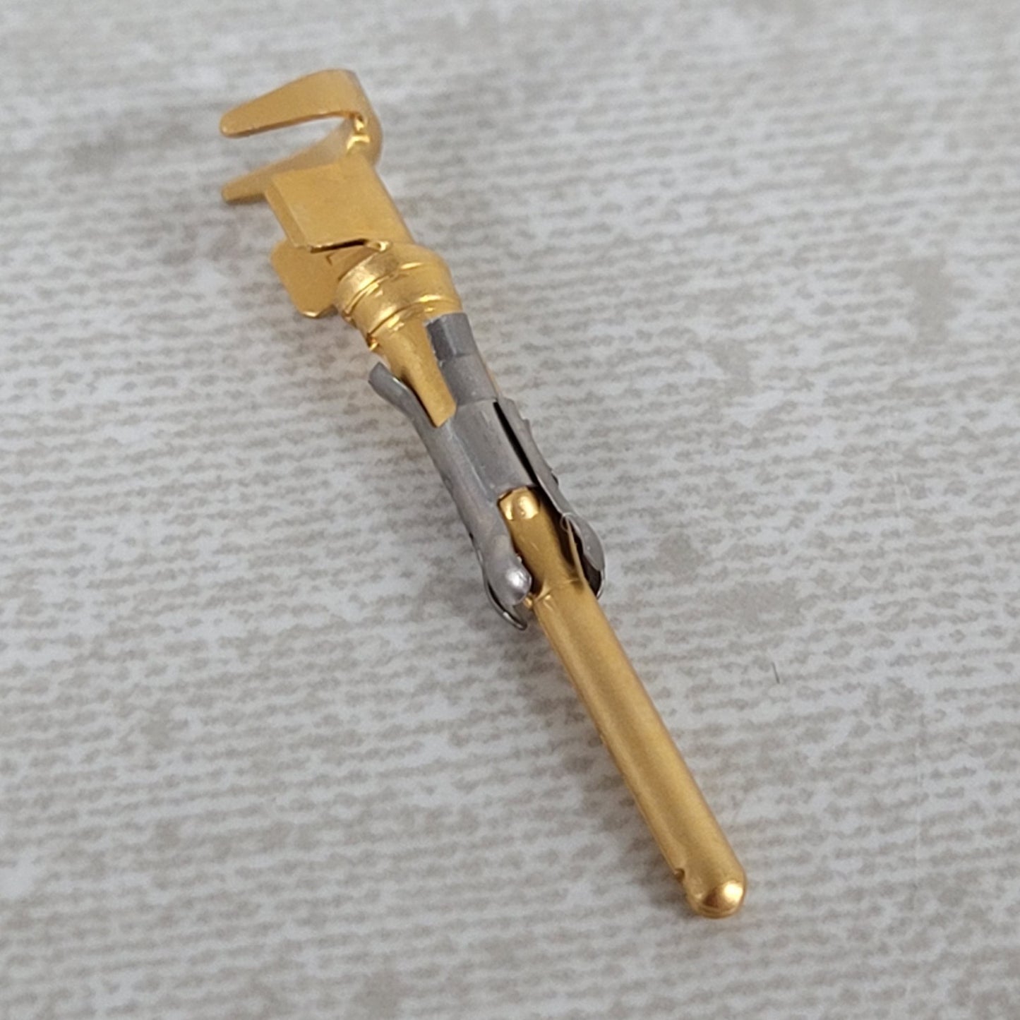 Qty 25 TE Connectivity AMP 66602-2 Multimate III+ Pin Contacts 14-18AWG Gold