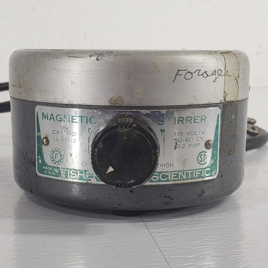 VINTAGE FISHER 14-511-2 5" Magnetic Stirrer for Laboratory Experiments