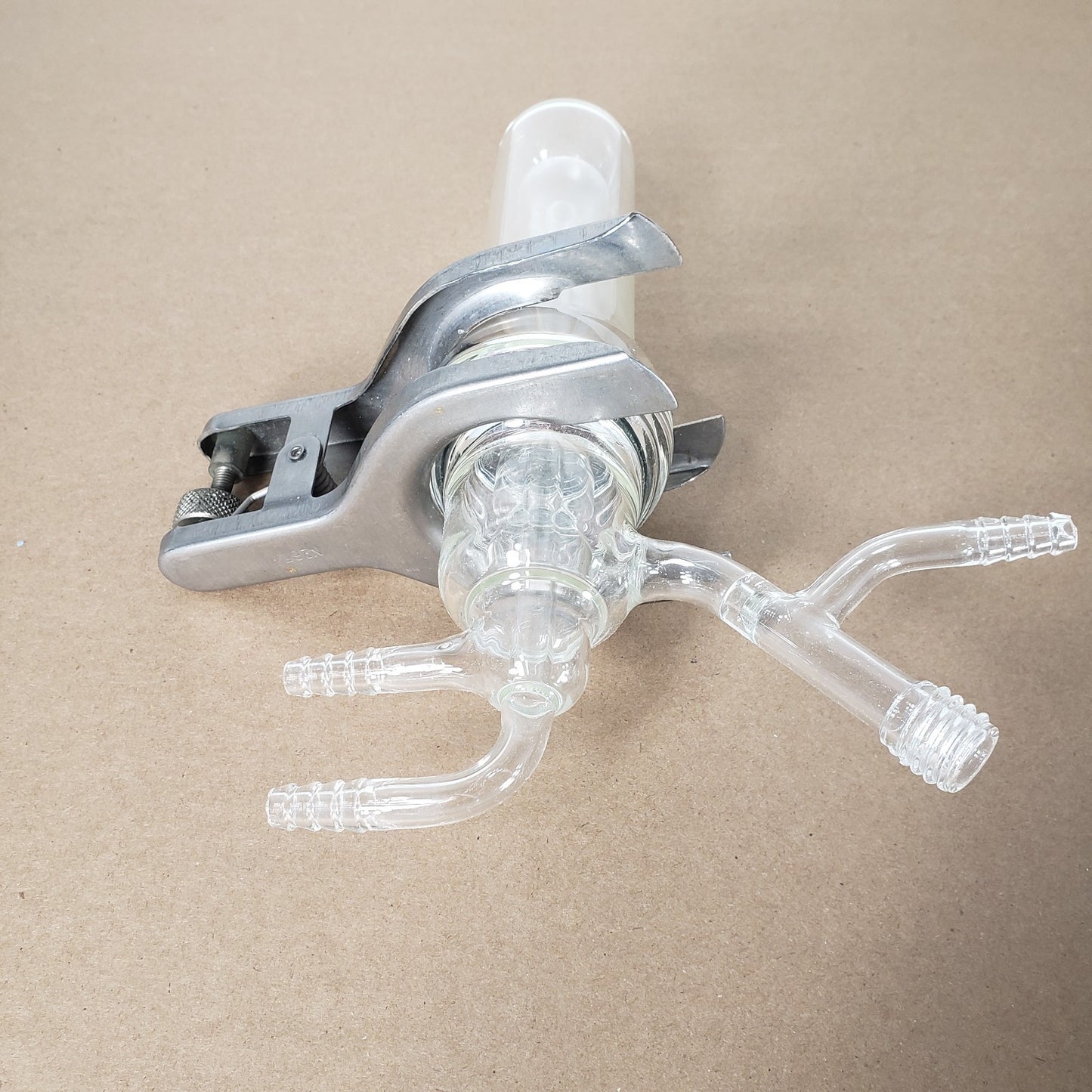 Chemglass CG-3034-02 Dailey Style Sublimators 40mL Full Set of 2 w/Clamps