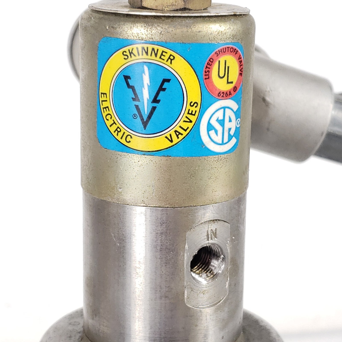 Airco Temescal 1330 Pneumatic High Vacuum Valve 2.75" DN35CF w/ Solenoid