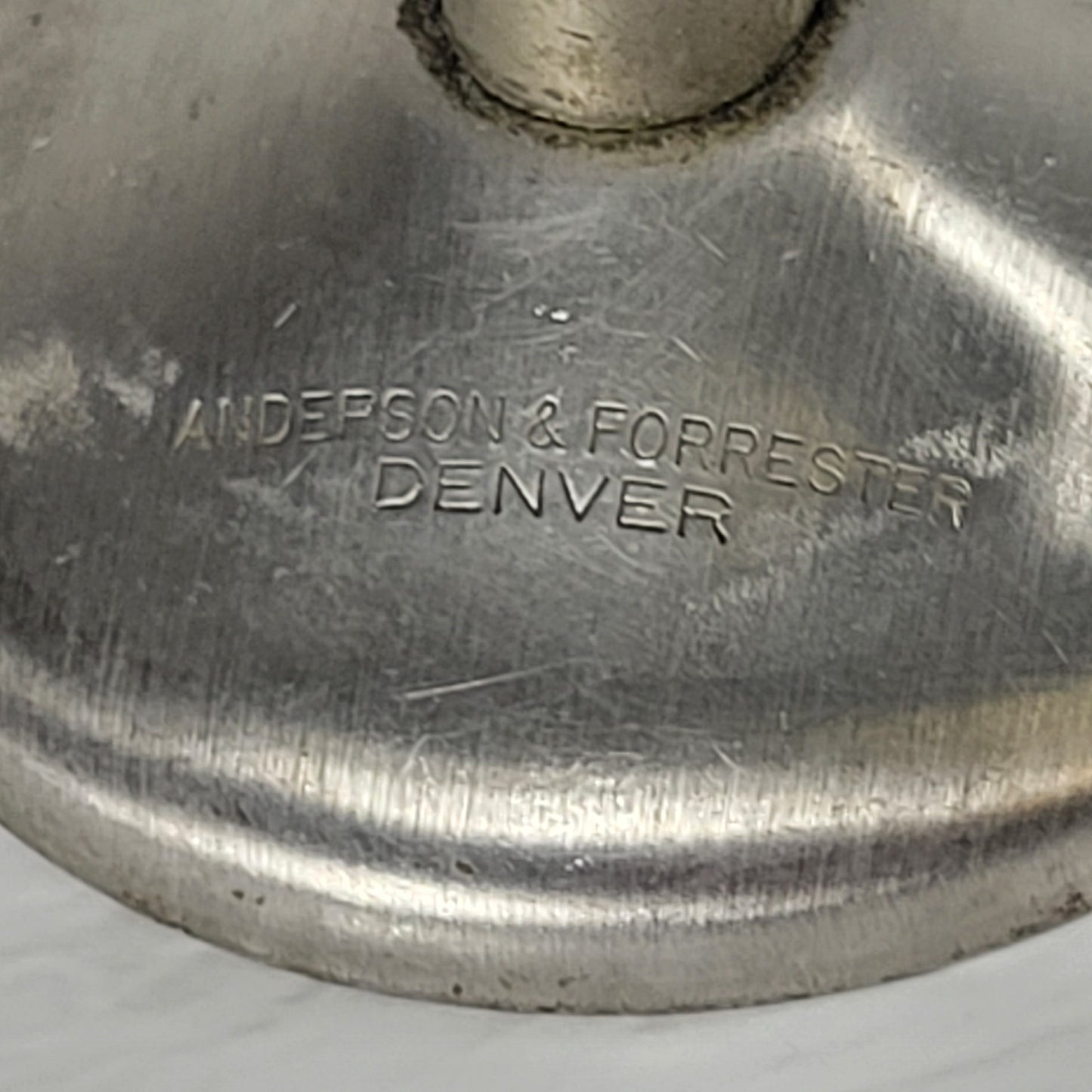 Set of 2 Anderson & Forrester Bunsen Burners w/Strikers & 1/4" ID Rubber Tubing