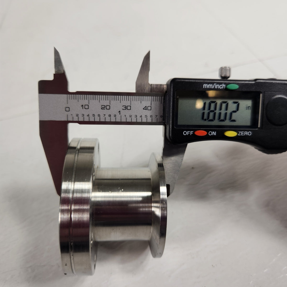 CF35 2.75" ConFlat to KF40 NW40 Stainless Steel Vacuum Adapter 1.8" Long
