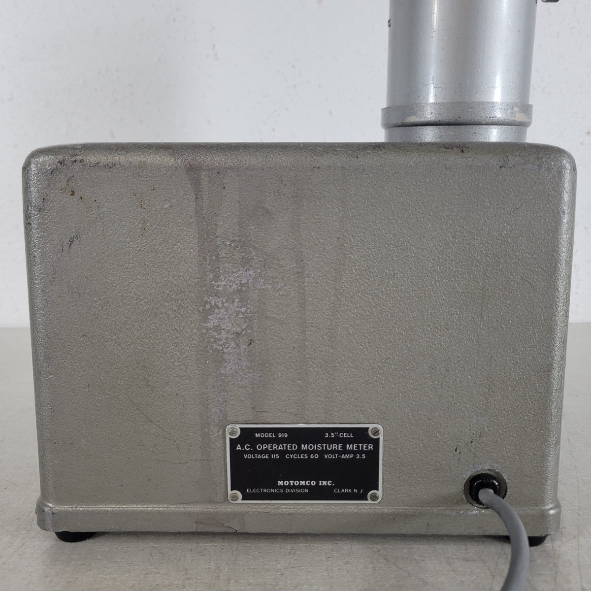 Motom co 919 Grain Moisture Meter 3.5" Cell Analyzer Tester Tested Working