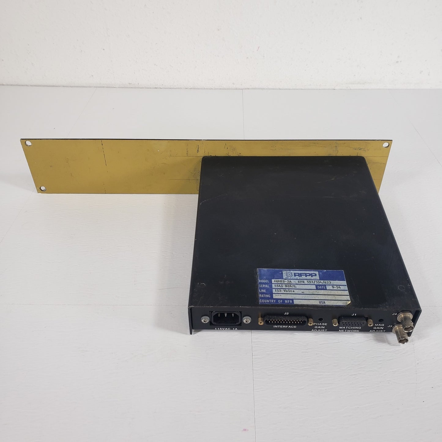 RFPP AMN PS-2A Automatic RF Matching Network Controller 2U Rack Load/Tune