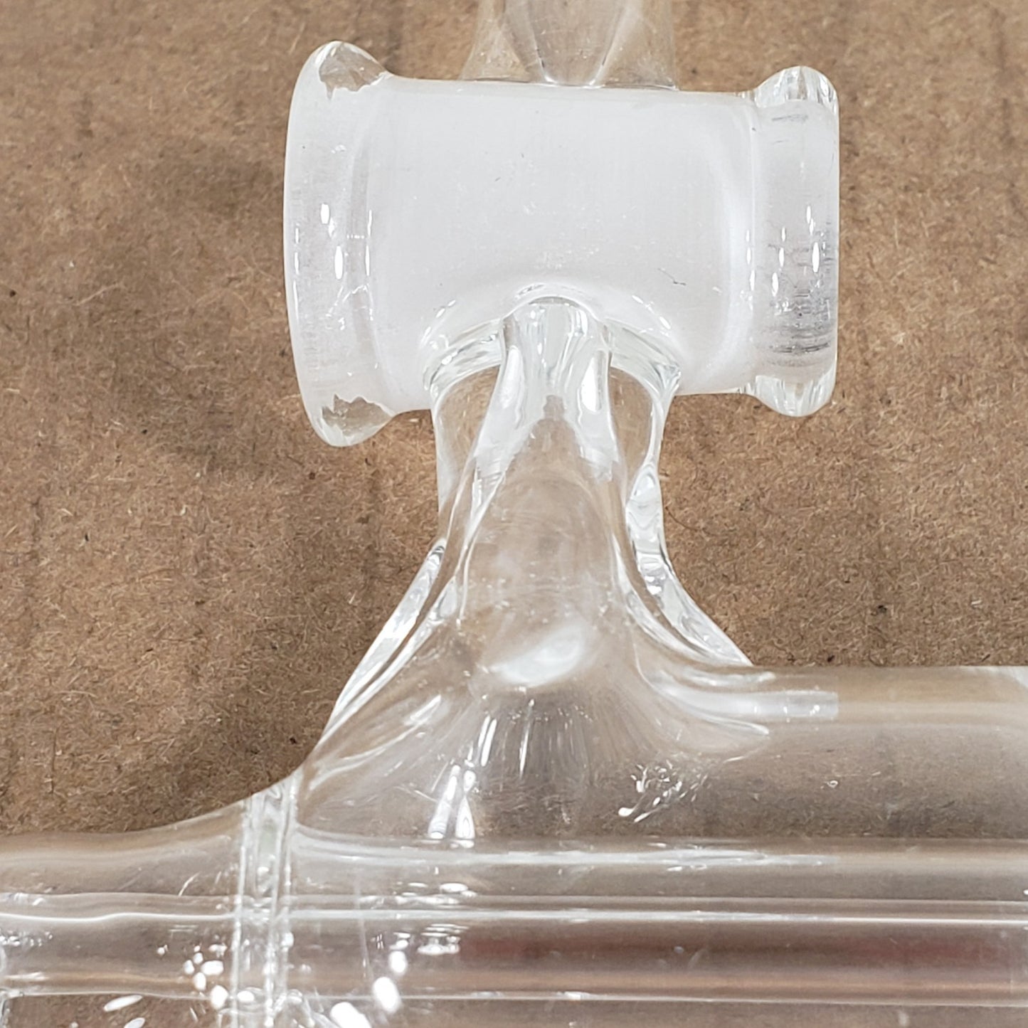 Unbranded Glass Micro Vaccum Sublimer/Cold Finger Assembly 3/8" Hose Inlets