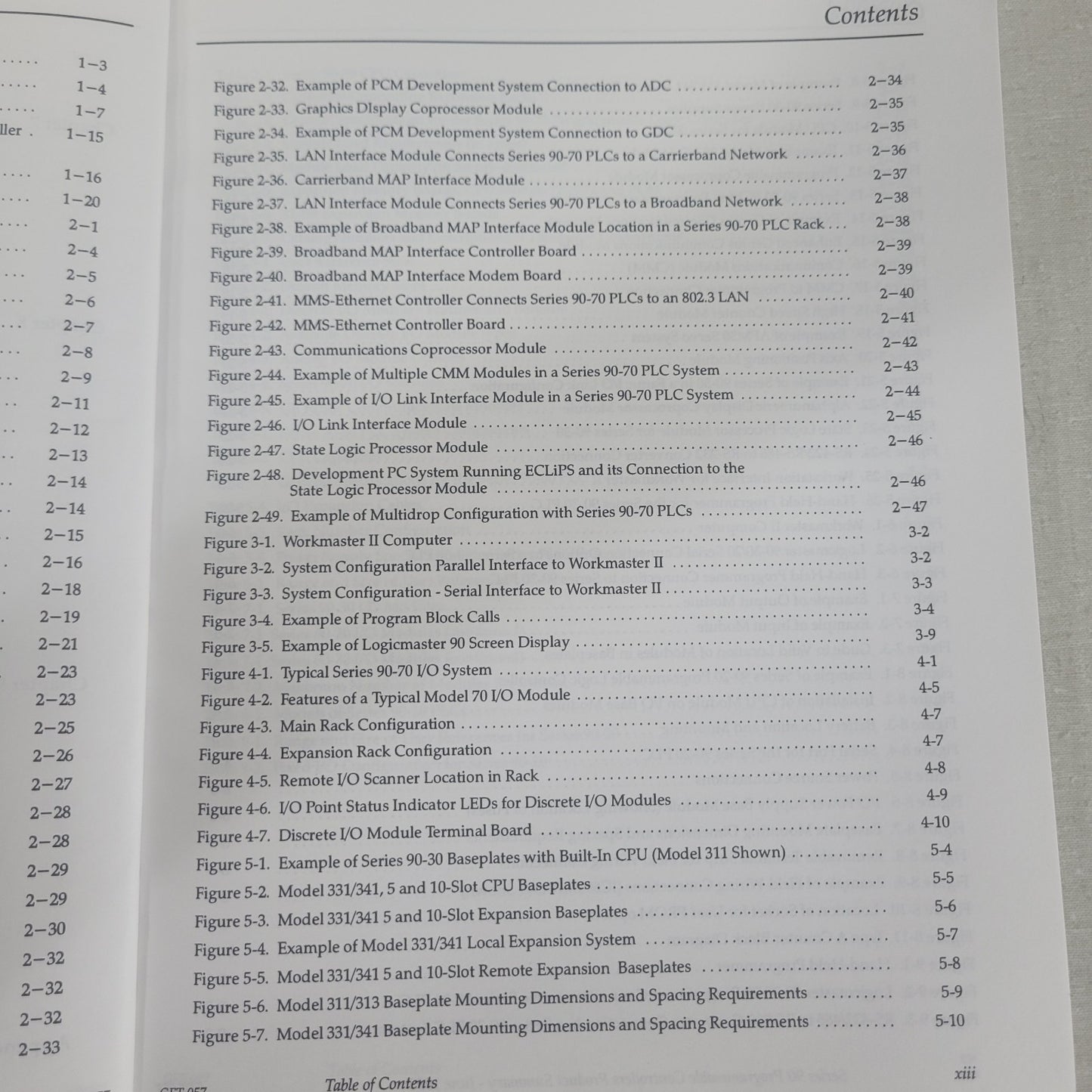 GE Fanuc GFT-057C Series 90 PLC Programmable Controllers Product Summary Manual