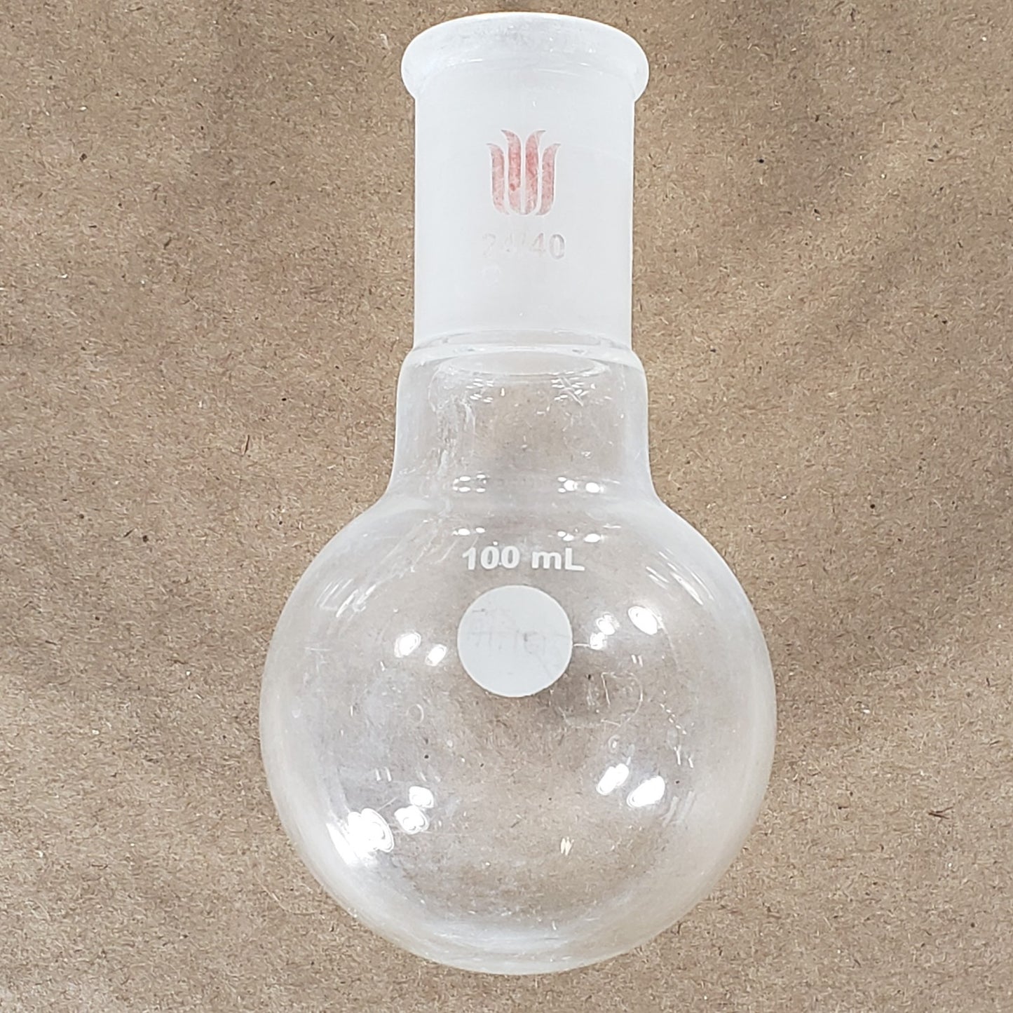 Lot of Synthware F304500/250/100 Heavy Glass Round Flasks 24/40 500/250/100mL