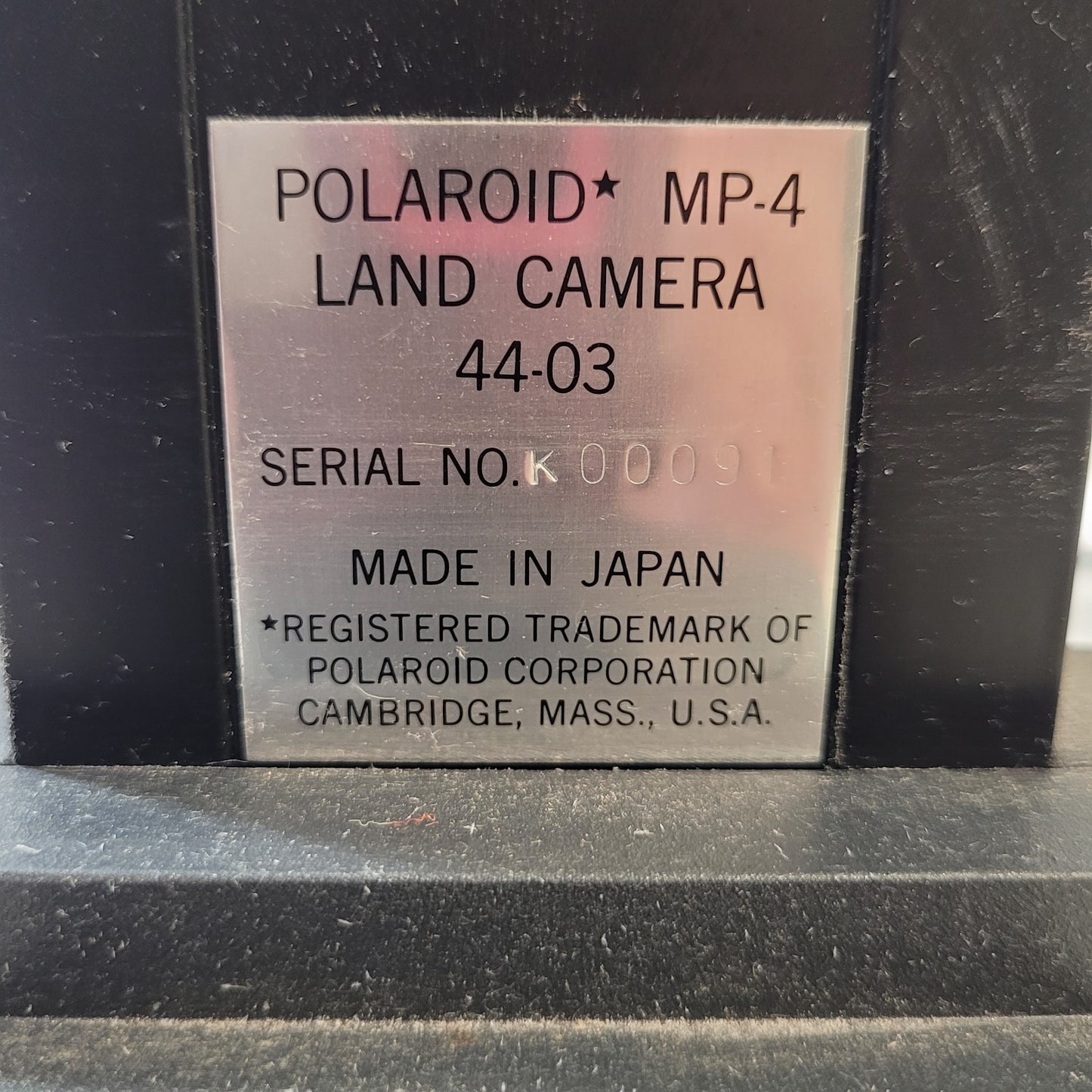Polaroid MP-4 Land Camera Copy Stand System w/ Camera Head & Lighting Setup