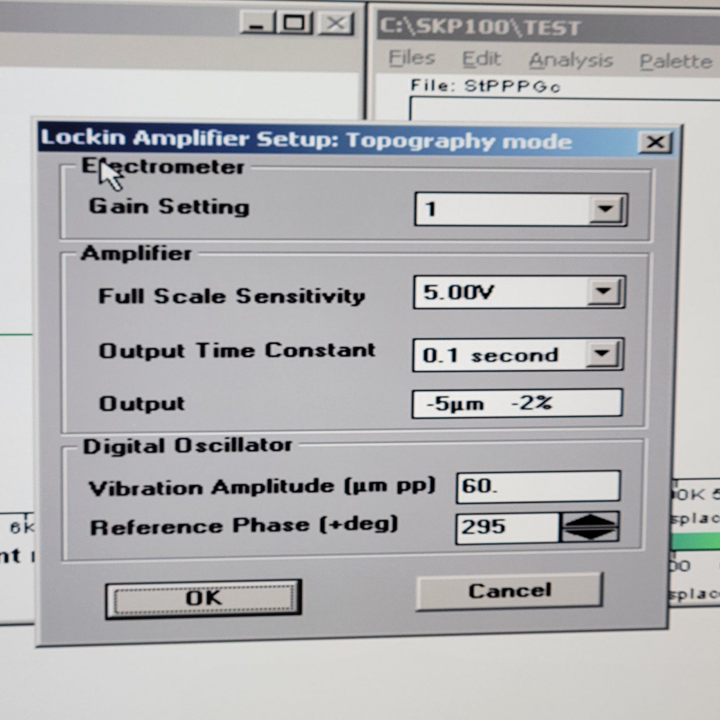 PerkinElmer PAR SKP100E Scanning Kelvin Probe SCV100 PC Original Software AS-IS