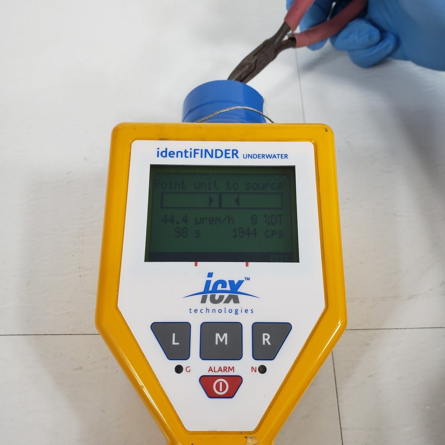 TESTED ICx identiFINDER-U Underwater Gamma Spectrometer Radionuclide Identifier