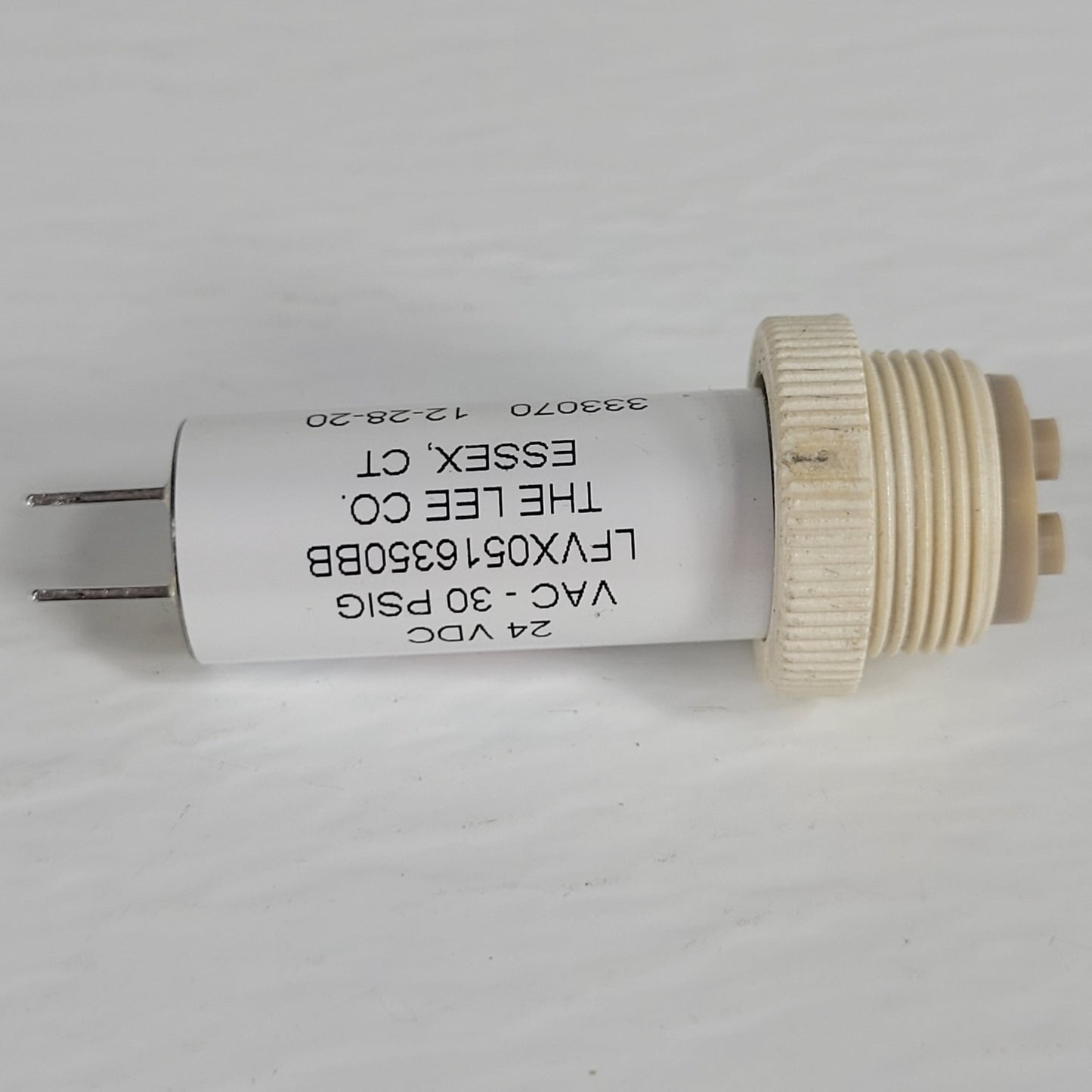 Lee LFVX0516350BB LFV Series 24VDC 2-Way Isolation Solenoid Valve Vacuum 30 PSI