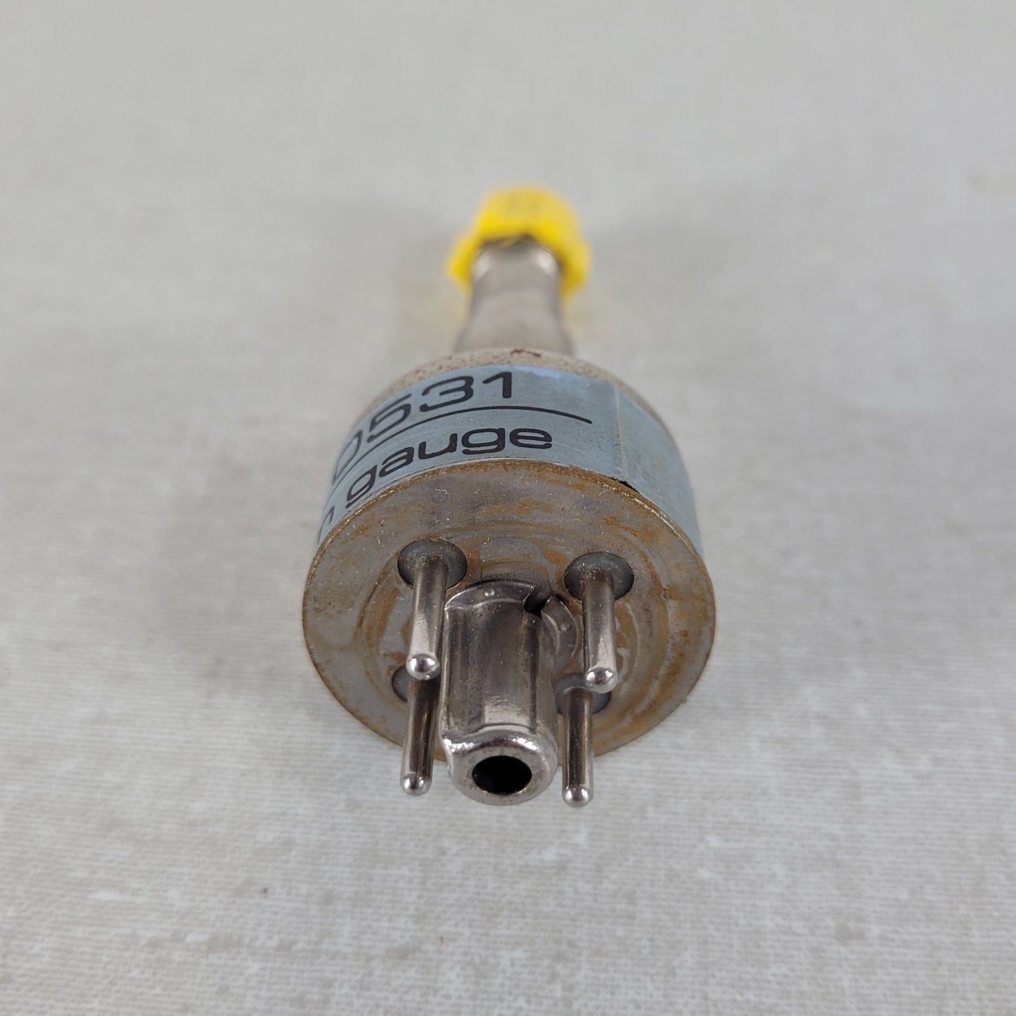Varian 0531 Thermocouple Vacuum Gauge 1/8" NPT Nickle Plated Stainless Steel