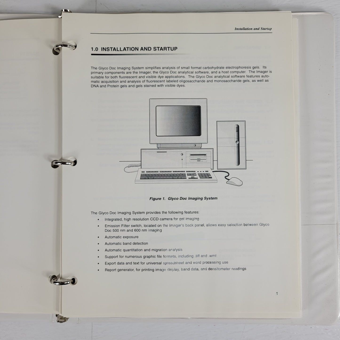 BIORAD GLYCO Doc Gel Imaging System Instruction Manual 170-6555 to 170-6559