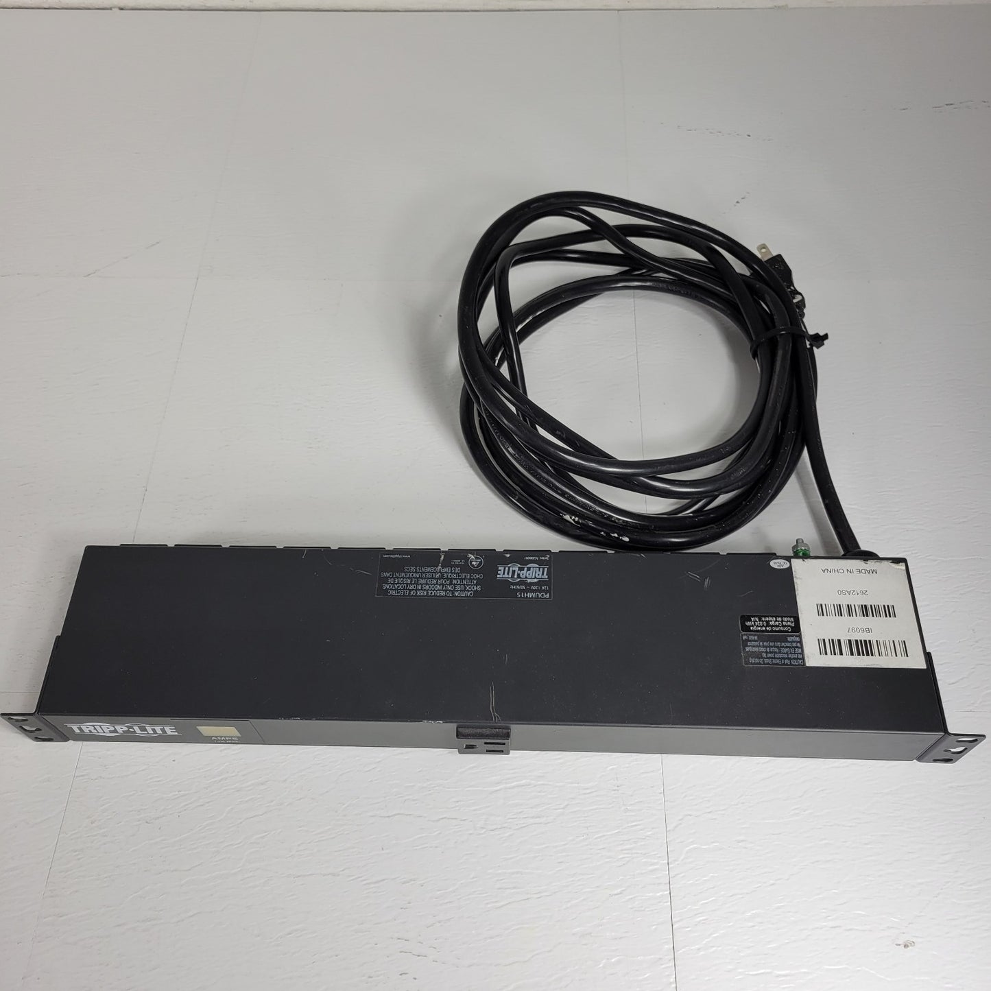 TESTED Tripp-Lite PDUMH15 Rack Mount PDU Current Meter 13 Outlets 12A 120V