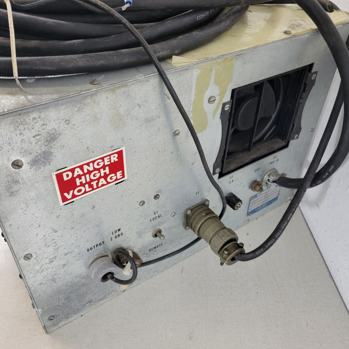 Airco Temescal CL-2A 5kV 2kW Glow Discharge Plasma Power Supply Powers On