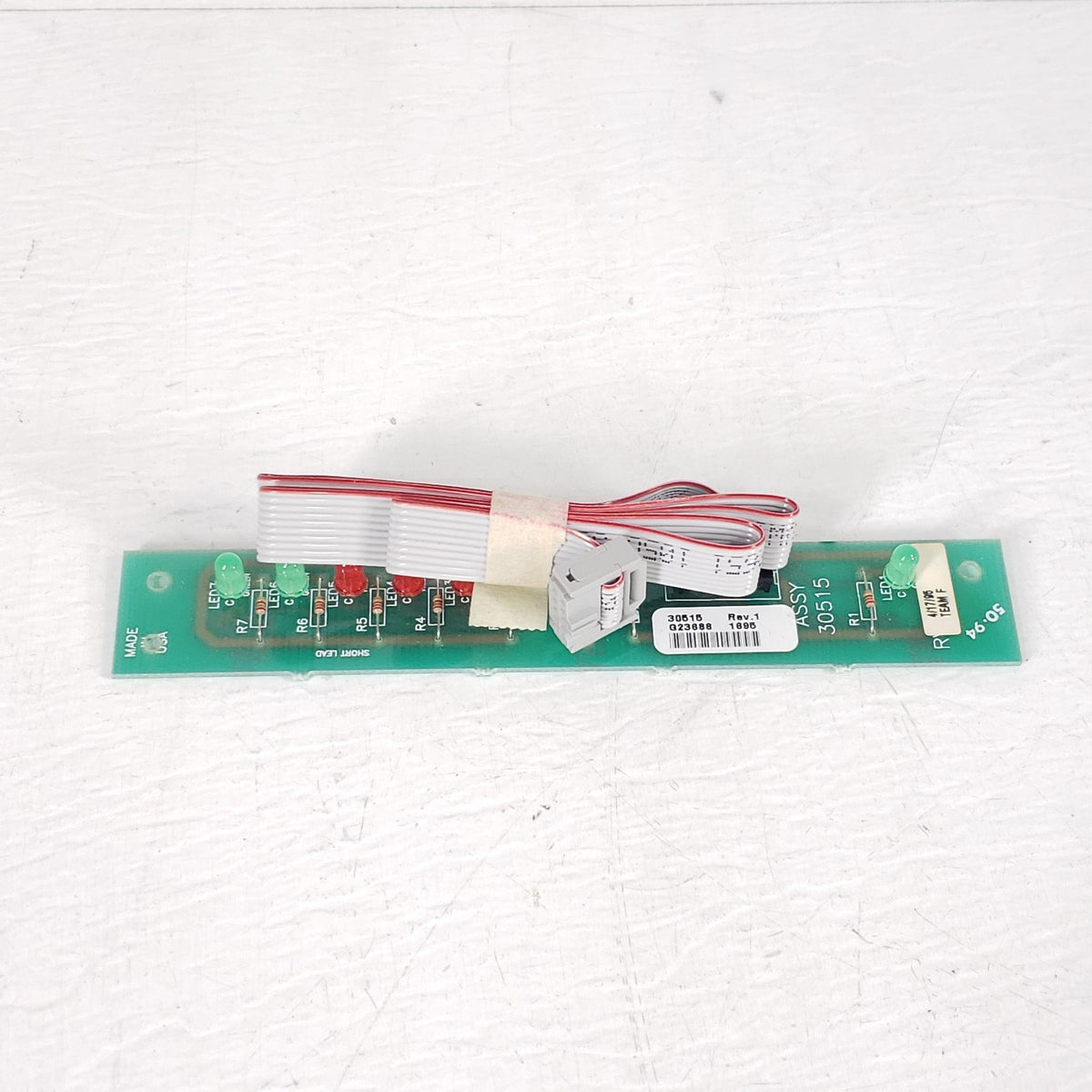 Zebra 30515M 30515 Rev 1 LED Status Display PCB Board w/ Cable Xi Series