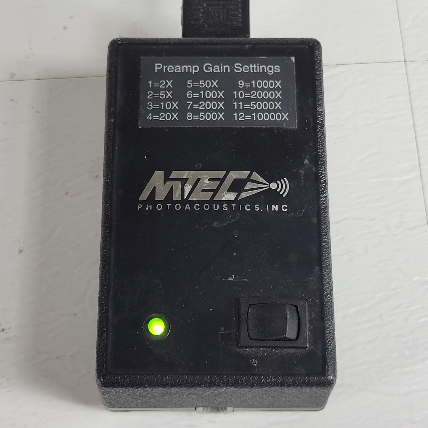 JEROME MTEC MITEC EKD215L003 Power Supply 50mA, 115/230V, Preamp Gain Settings