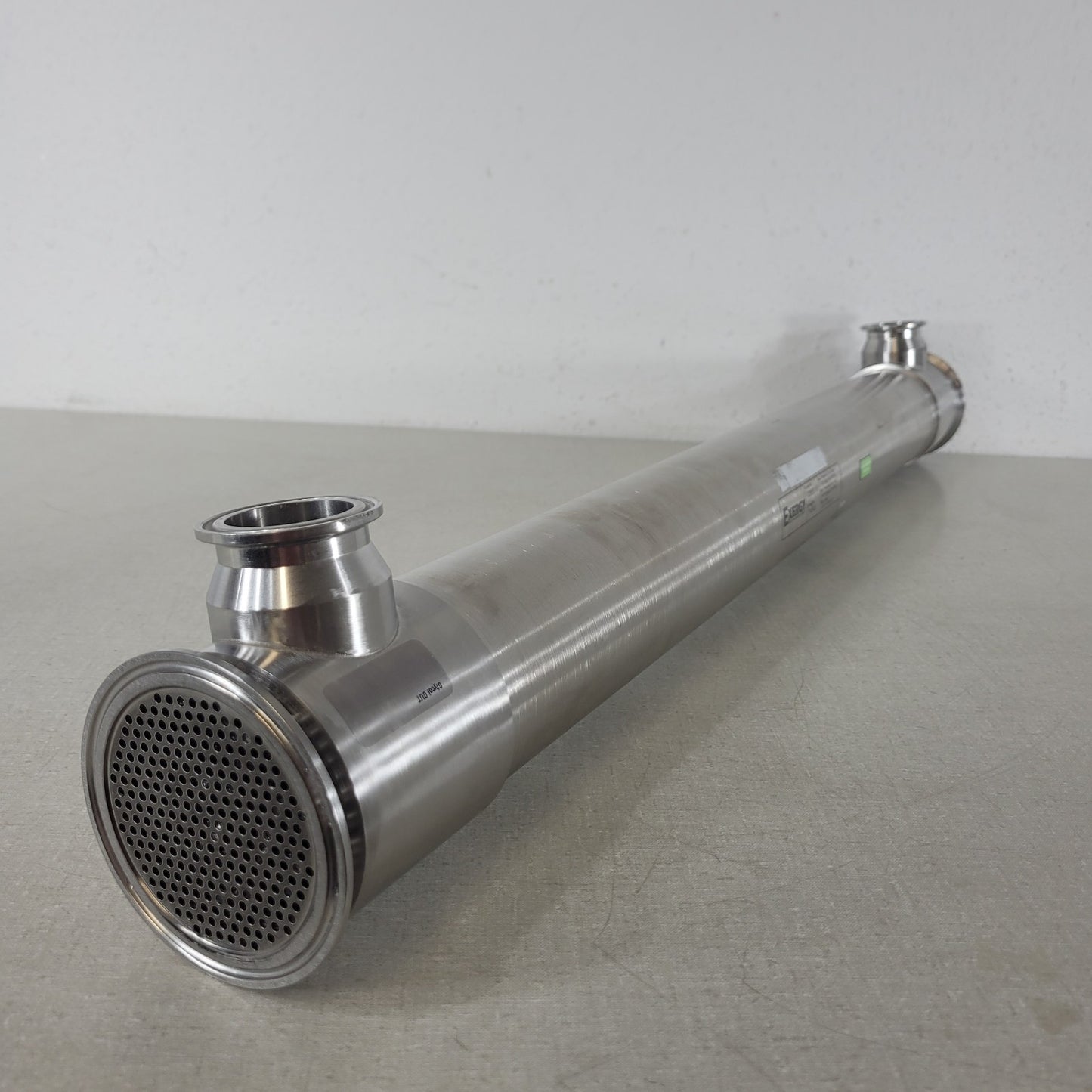 Exergy 02655-10 Double Tubesheet Shell Tube Sanitary Heat Exchanger 20.3sqft