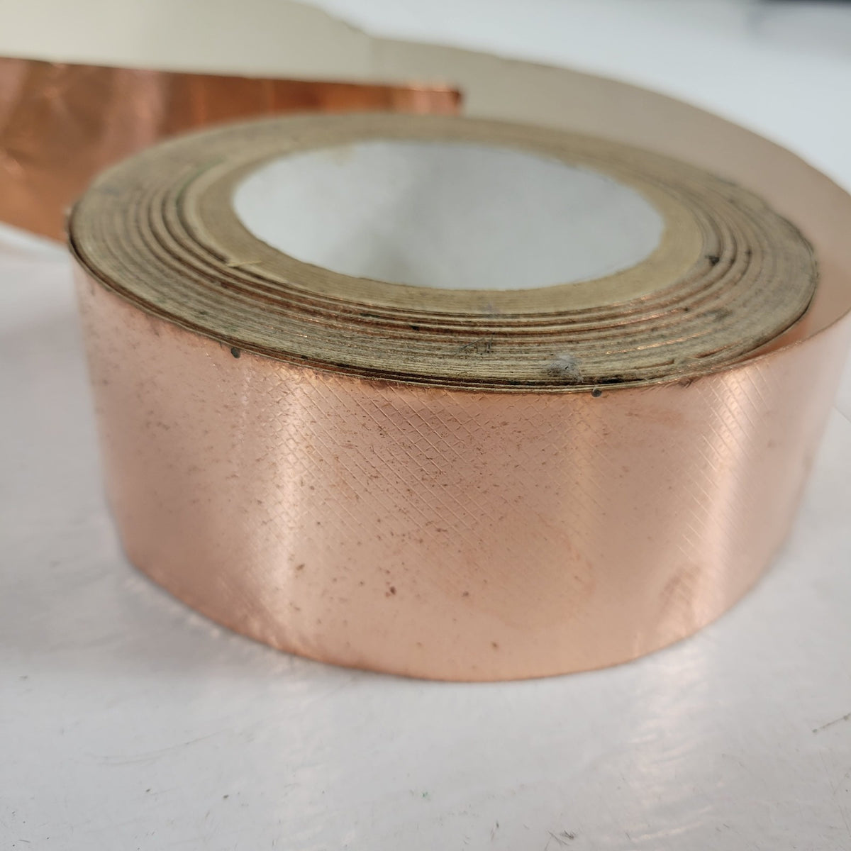 Copper Foil EMI RFI Shielding Tape 2" Wide Self-Adhesive Partial Roll