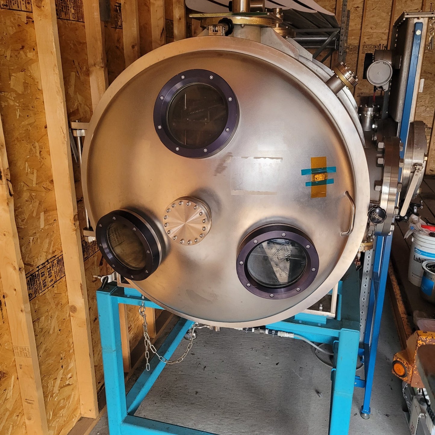40" 1000L High Vacuum PVD Sputter Chamber Rotating Substrate Stages Thin Film