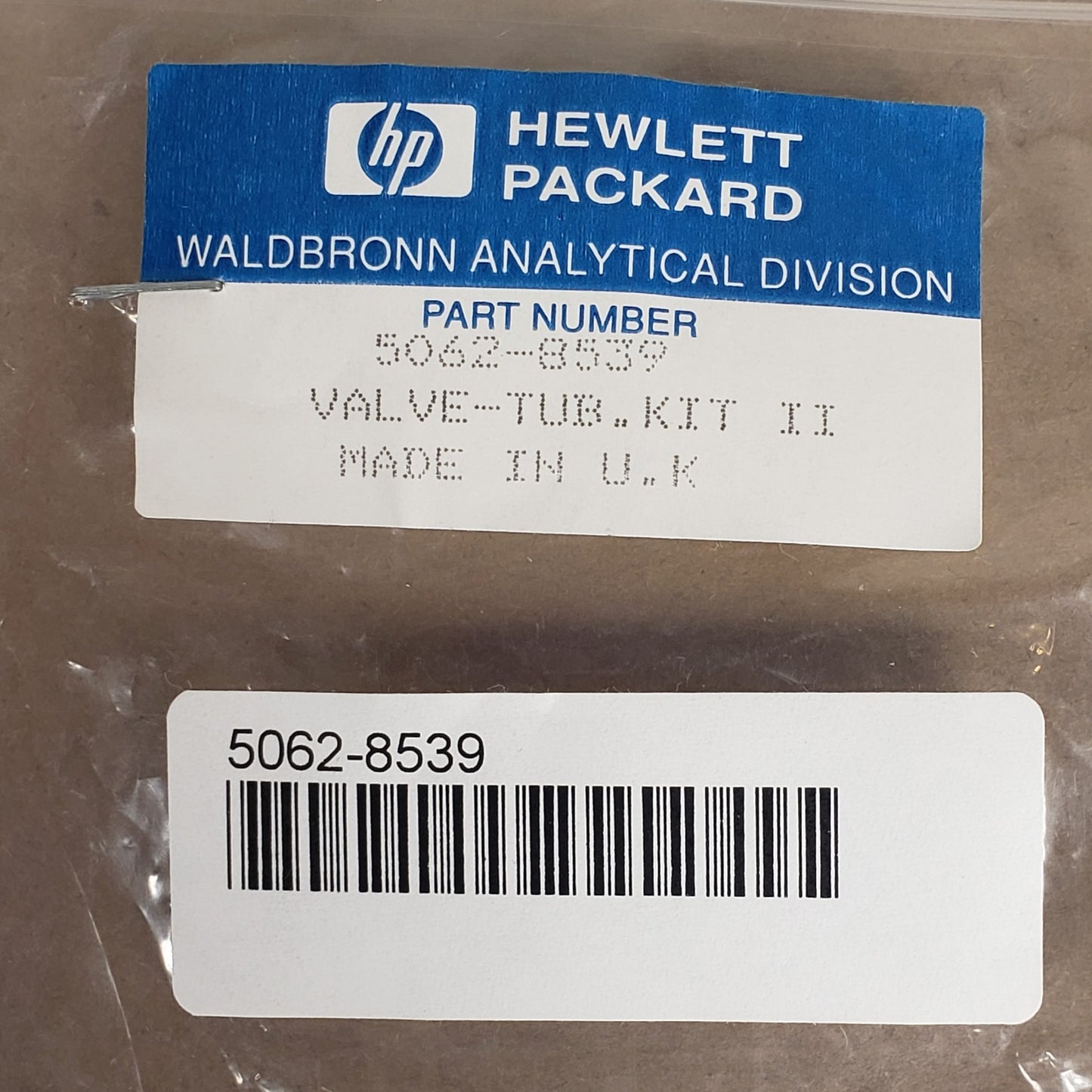 HP Agilent 5062-8539 Valve Tubing Kit II 8453 UV Dissolution HPLC with Many Part