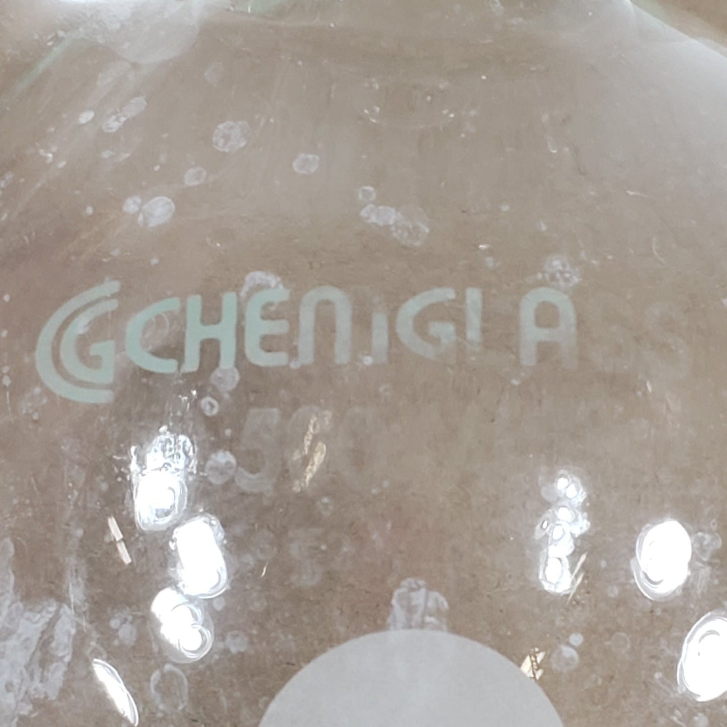 Chemglass CG-1518-06 Round Bottom Flask 500mL 2 Neck Straight 24/40 Joints