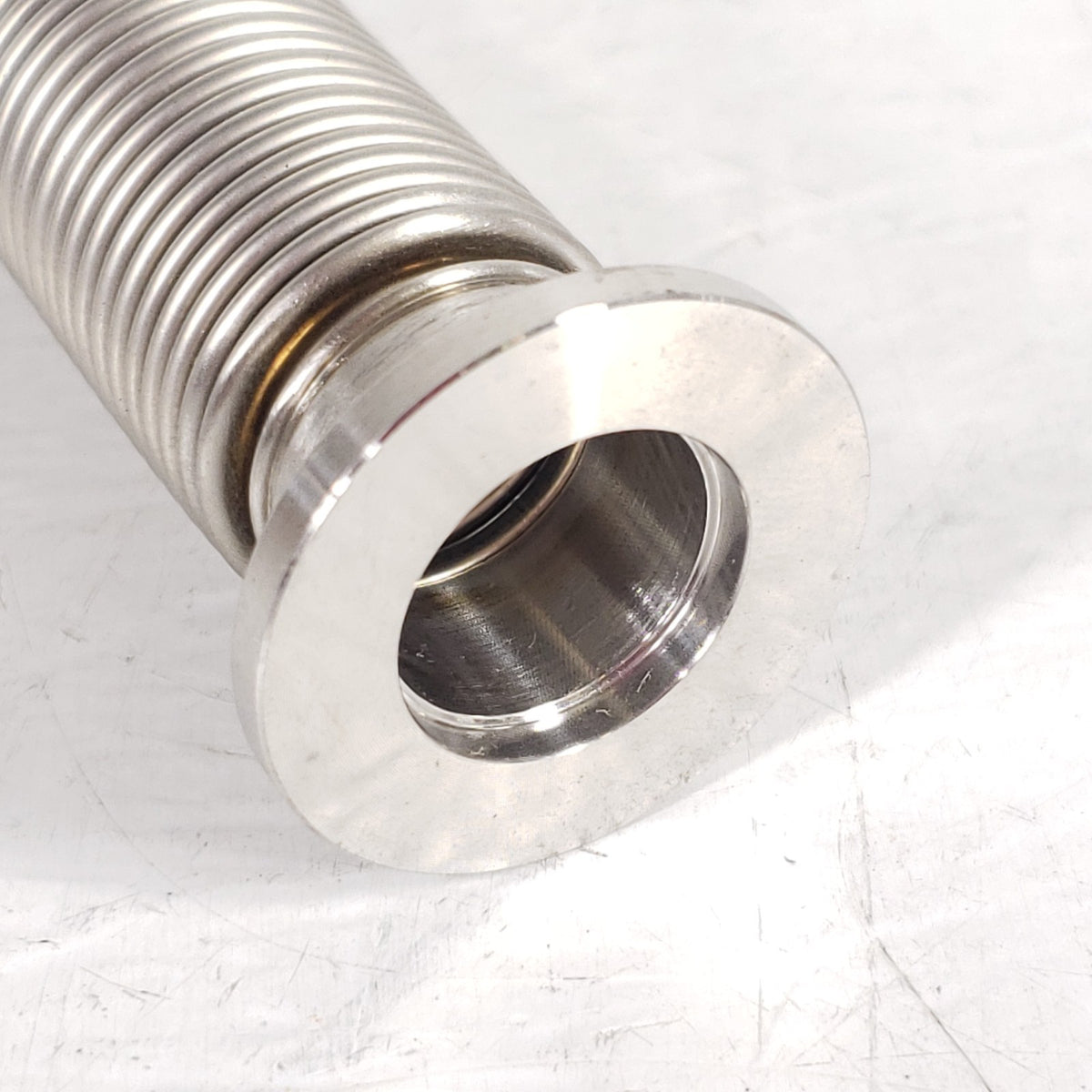KF16 to KF16 NW16 3" Stainless Steel Flexible Vacuum Bellows Hose Coupling