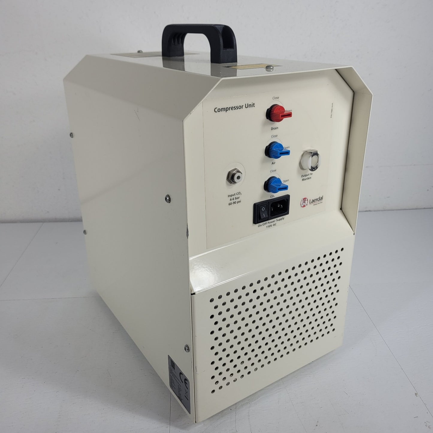 TESTED Laerdal 210-01150 DSS 110-2 SimMan Patient Simulator Compressor 45LPM