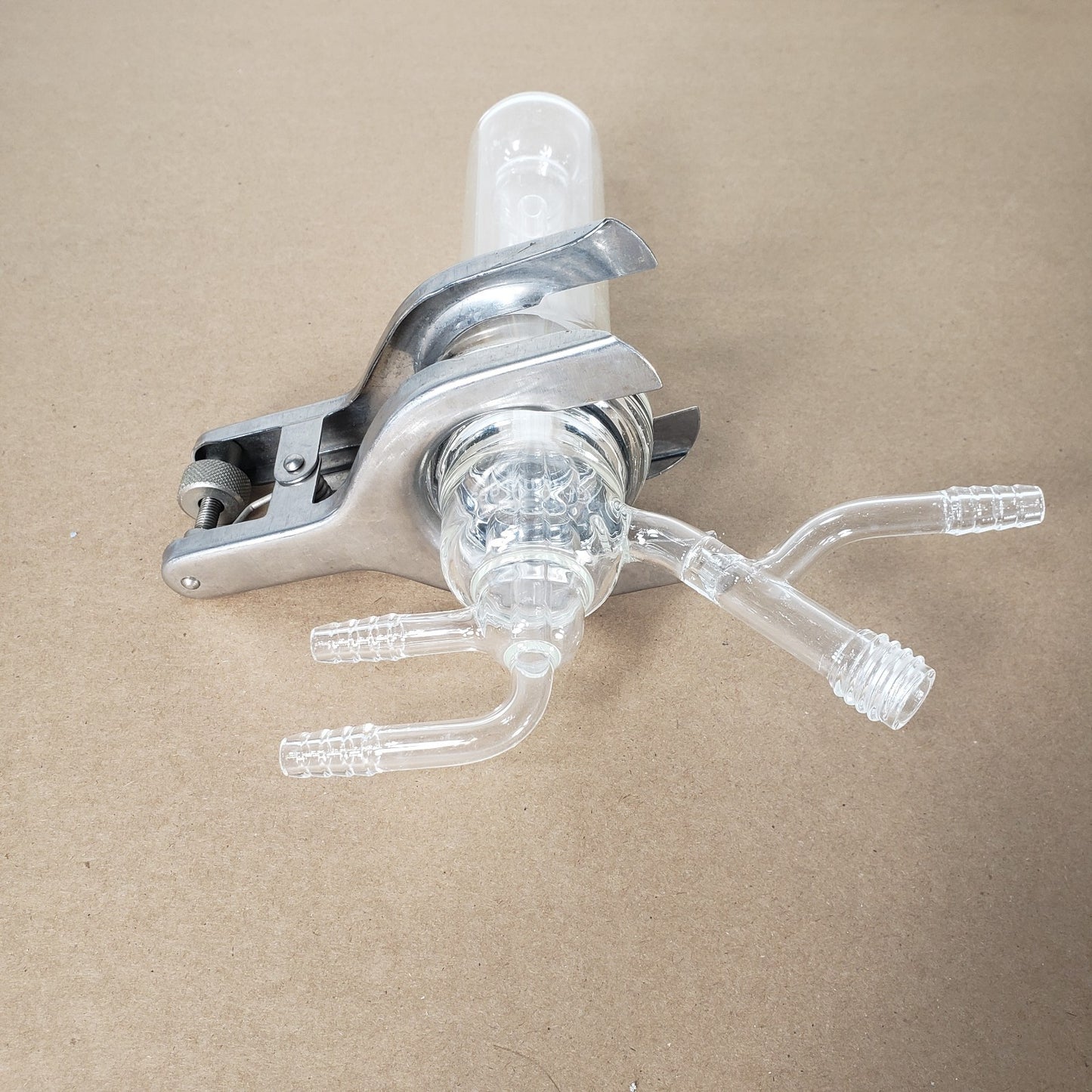 Chemglass CG-3034-02 Dailey Style Sublimators 40mL Full Set of 2 w/Clamps