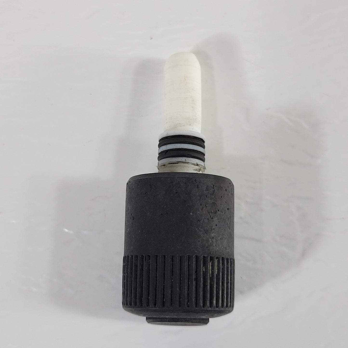 Three CHEMGLASS PTFE 0-8mm High Vacuum Valve Plug Only for Vacuum Systems, Black