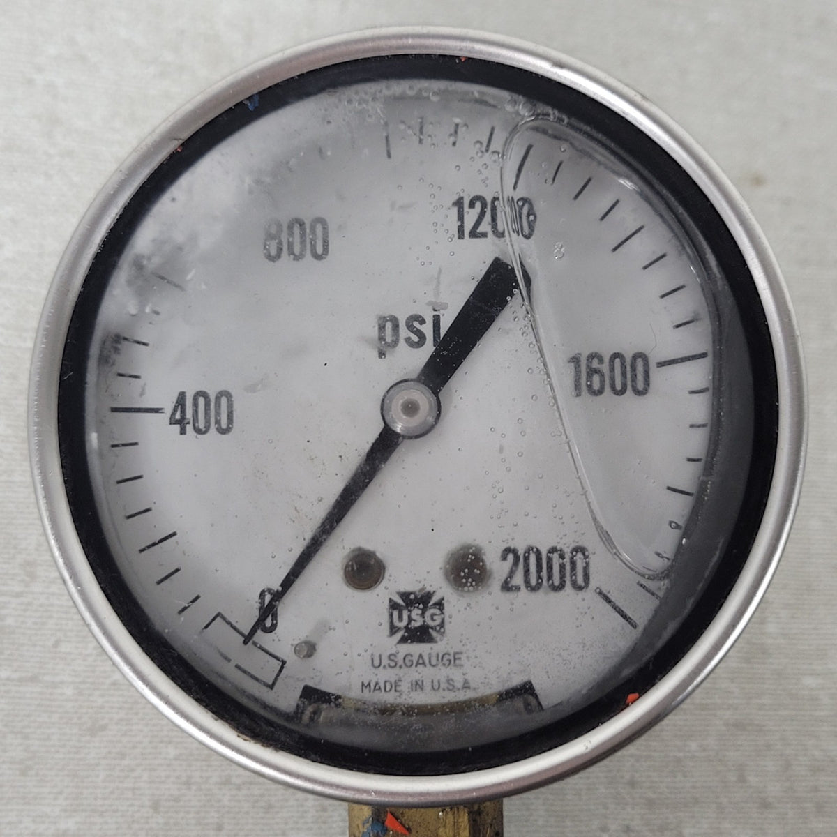 Eaton Char-Lynn 101-1001-009 Hydraulic Gerotor Motor w/ 2 Gauges UNTESTED