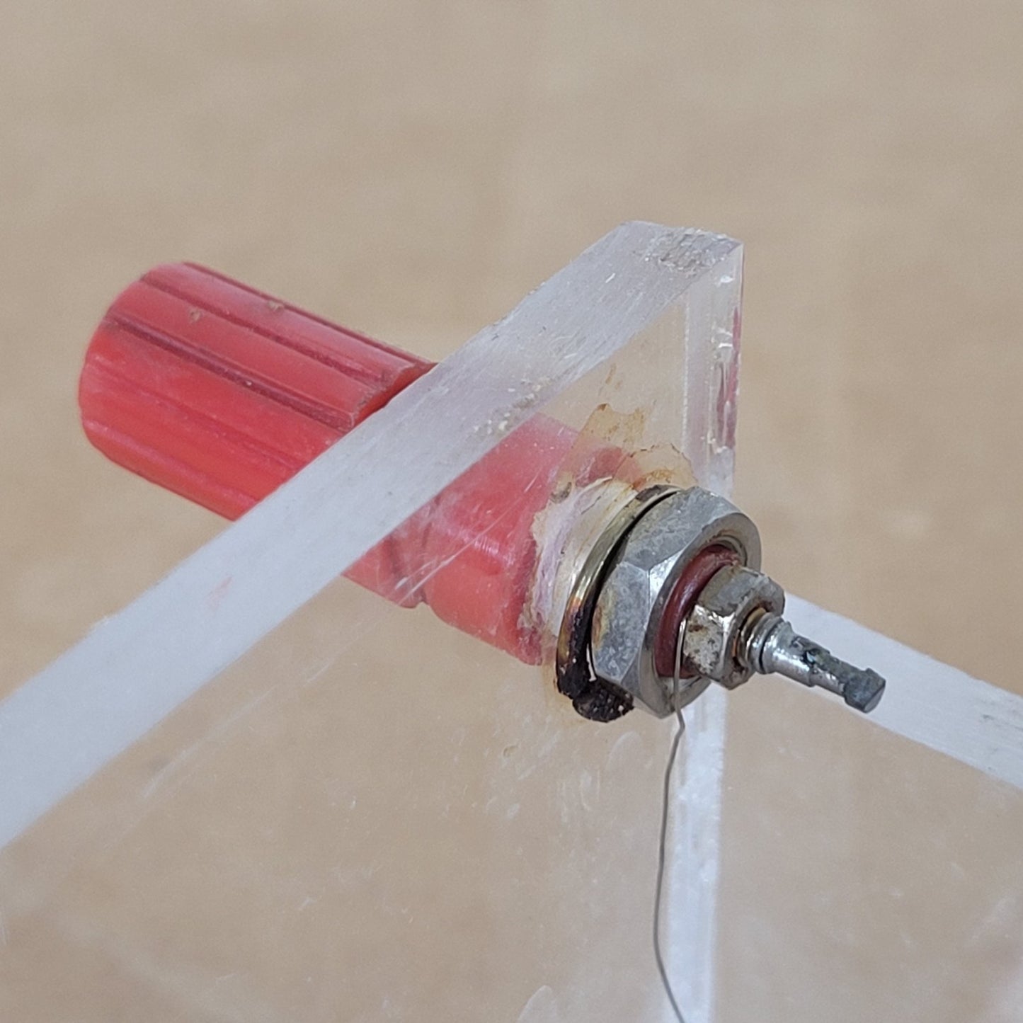 Custom Acrylic Horizontal Agarose Gel Electrophoresis Tank Banana Terminals