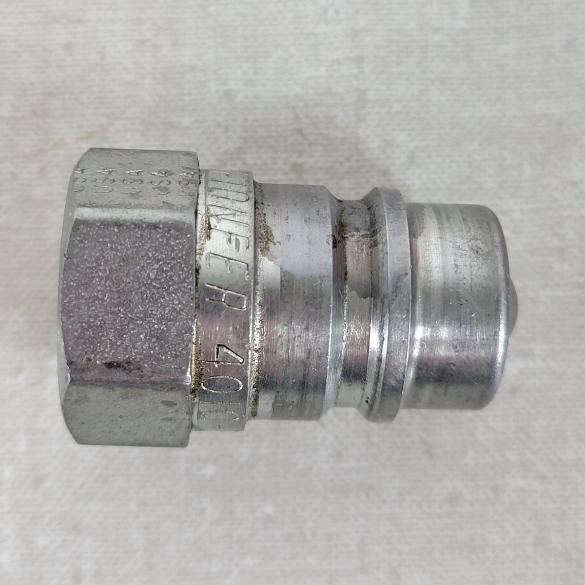 Parker Pioneer 4010-3 3/8" NPTF Male Hydraulic Quick Coupler Plug 3000 PSI