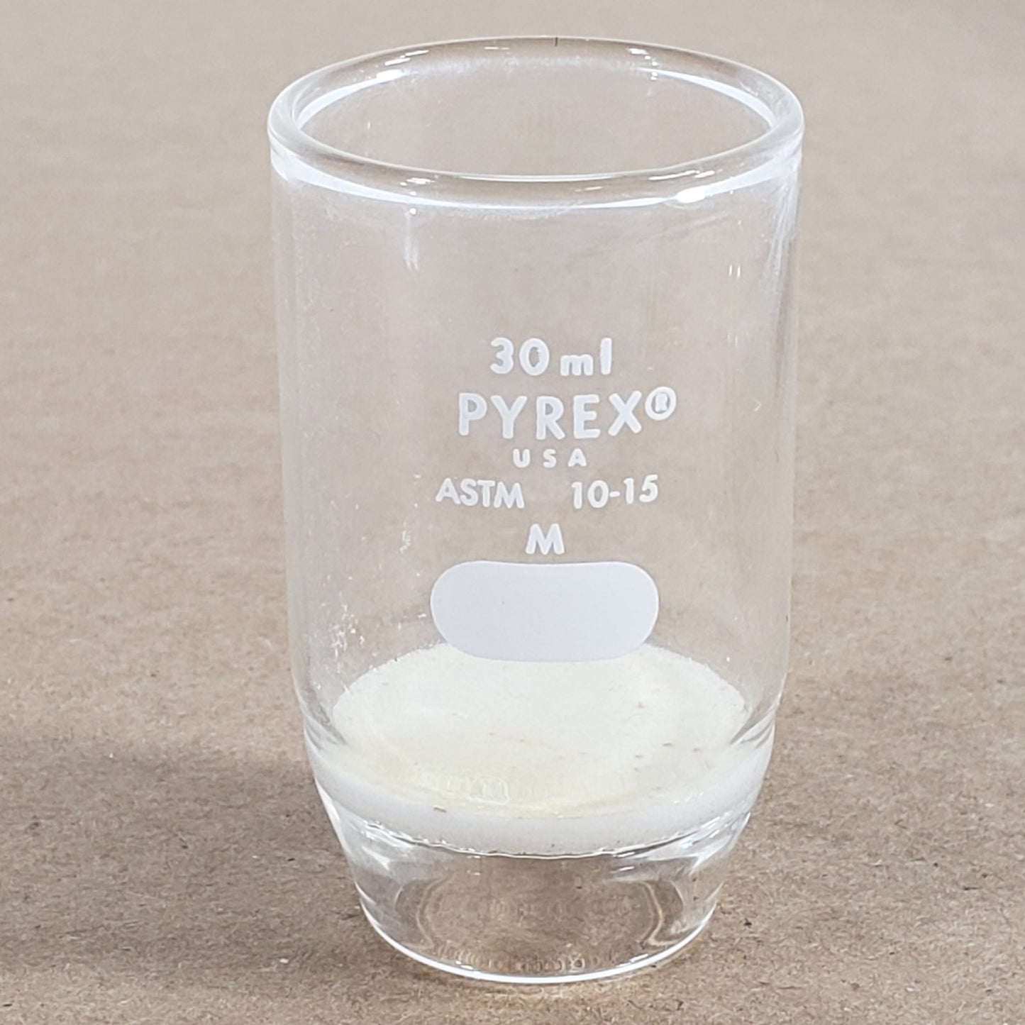 Lot of 3 Corning Pyrex 32940-30C/M 30mm Coarse/Medium Fritted Gooch Crucibles