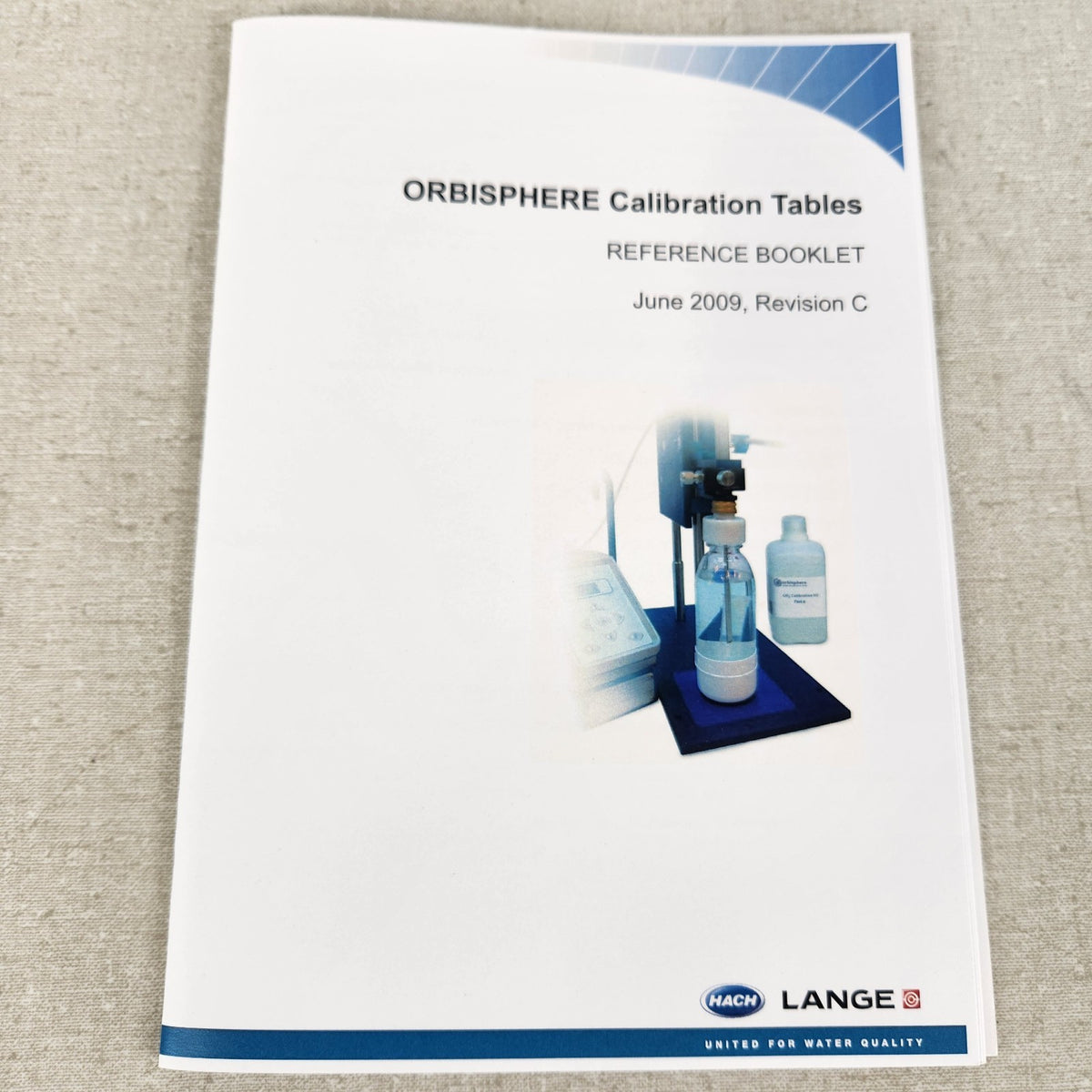 4x Hach Lange ORBISPHERE 3650 A1100 Manuals Calibration Tables Guides