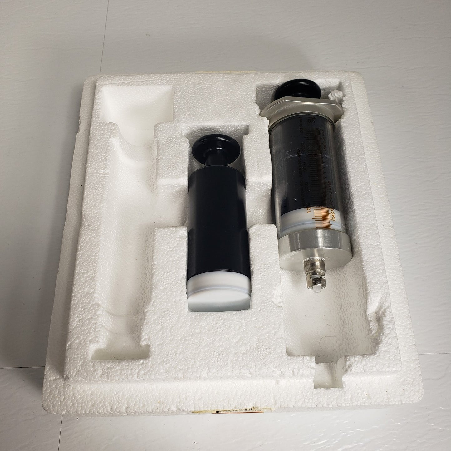 Hamilton 85020 1050TLL 50mL Gastight Srng PTFE Luer Lock w/Extra Plunger