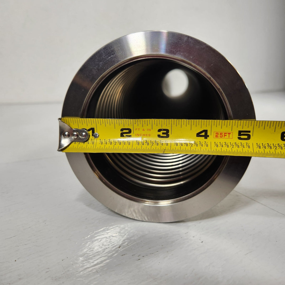 ISO-K100 NW100 36" Long Stainless Steel Flexible Vacuum Bellows Hose ISO Flanges