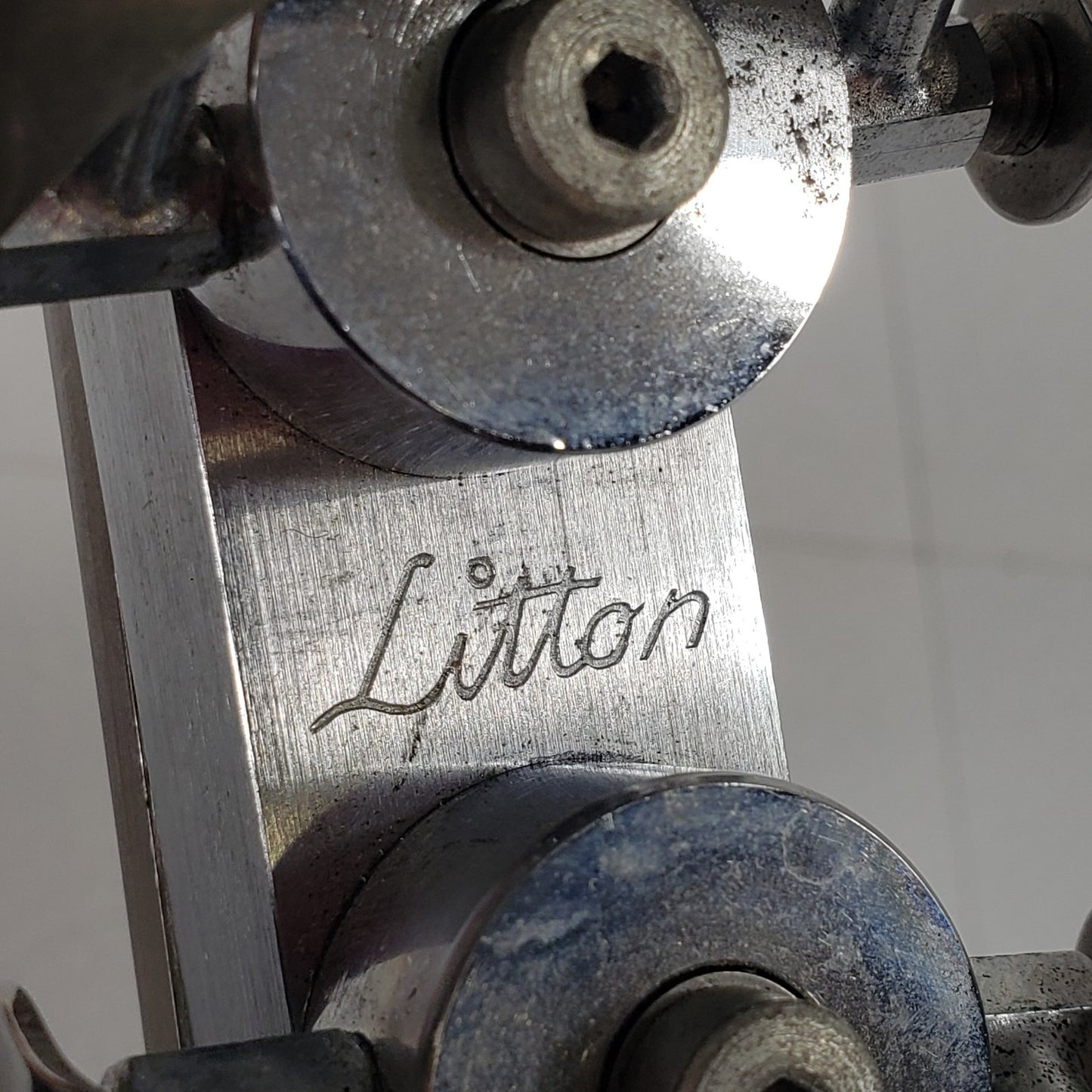 LITTON 8 Fire Single Jet Oxygen Gas Glassblowing Lathe With Swivel