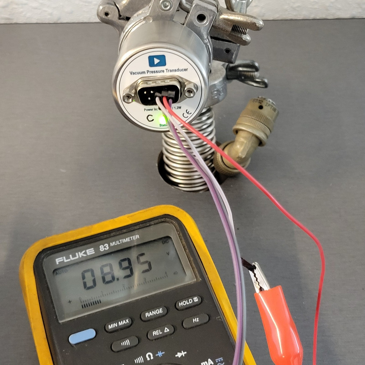 TESTED MKS 925-12010 MicroPirani Vacuum Gauge Transducer KF16 RS485