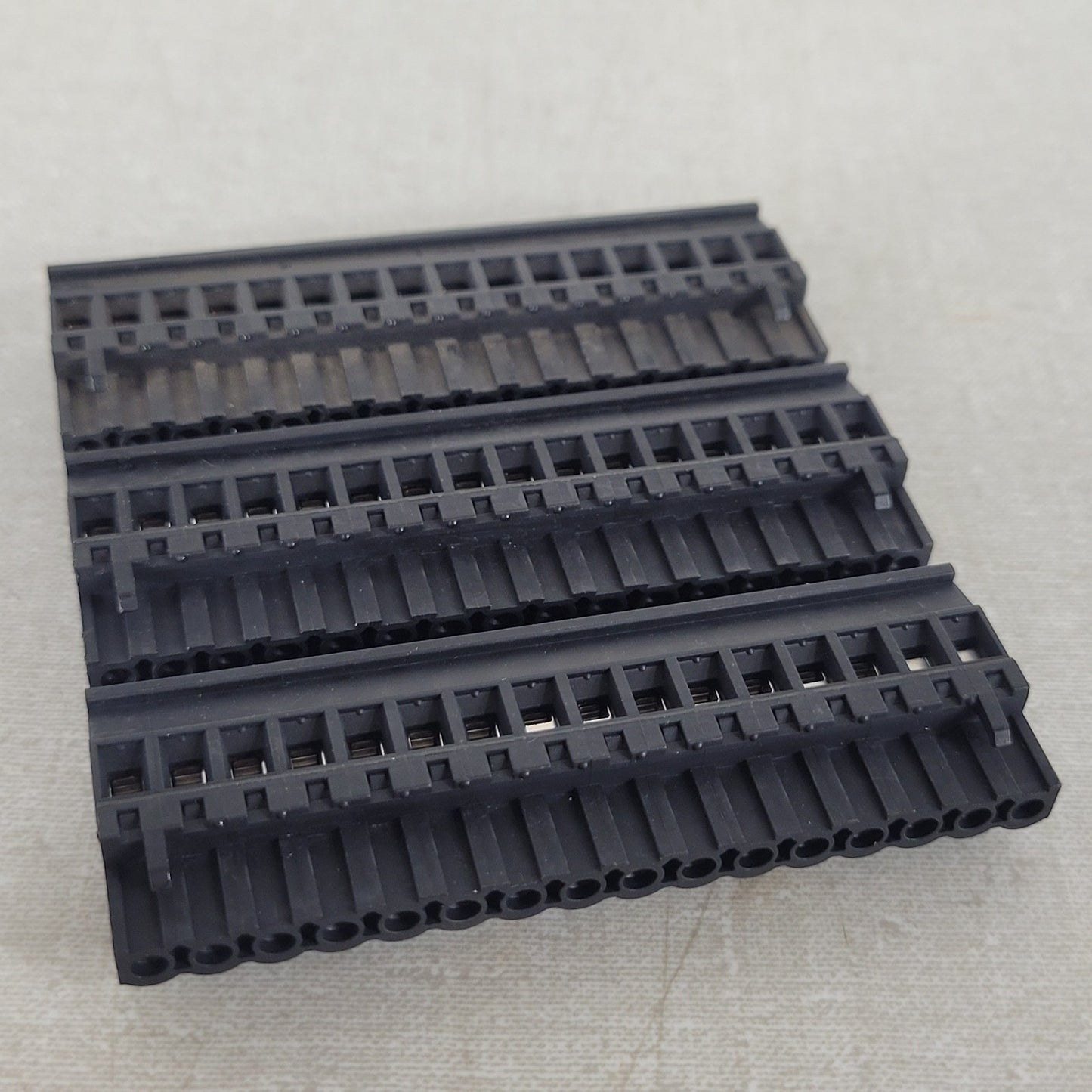 3x Phoenix Contact MVSTB 2.5/12-ST-5.08 12-Pin Terminal Block Plugs