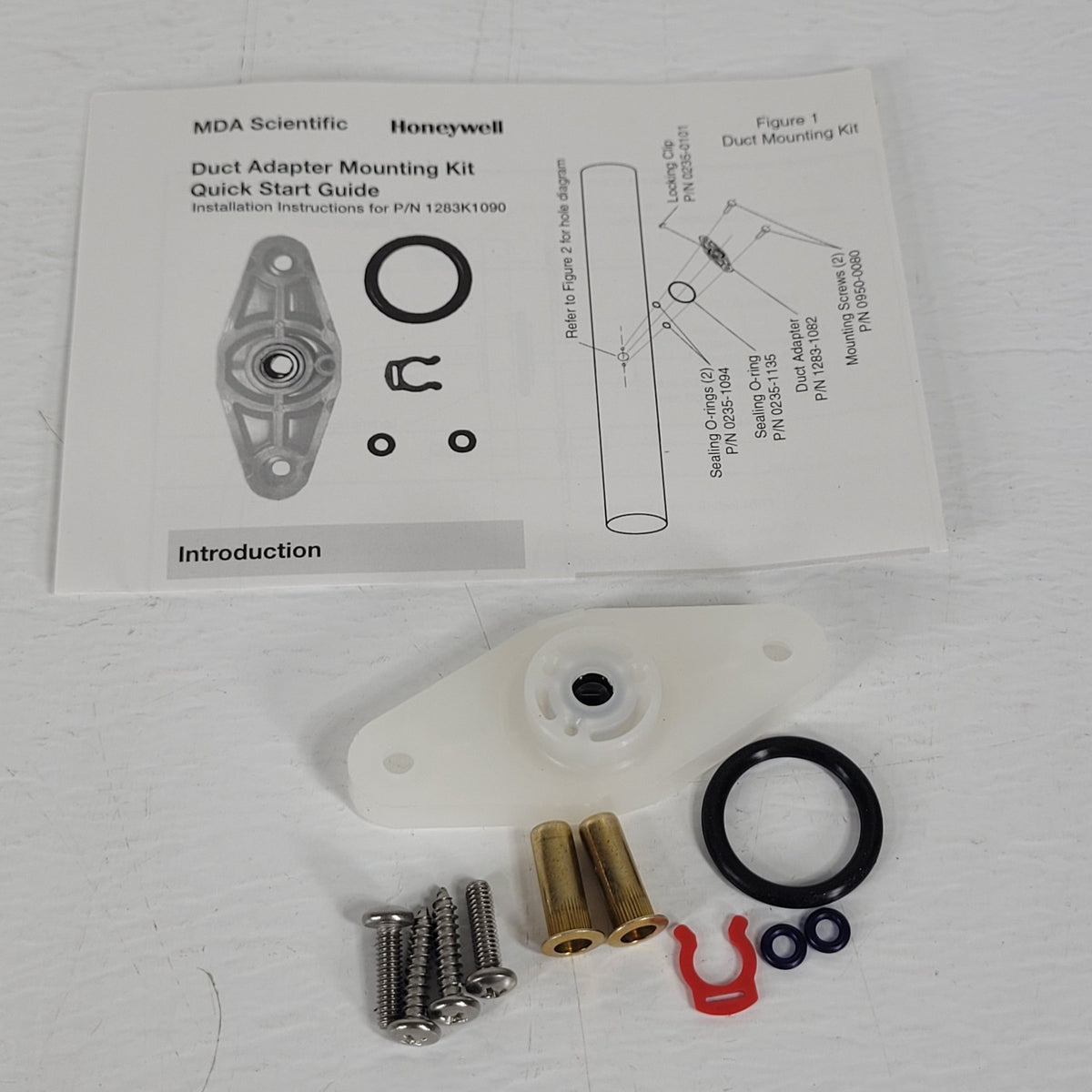 Honeywell 1283K1090 MDA Duct Adapter Kit Gas Detector 1/4" Tubing Rev 2