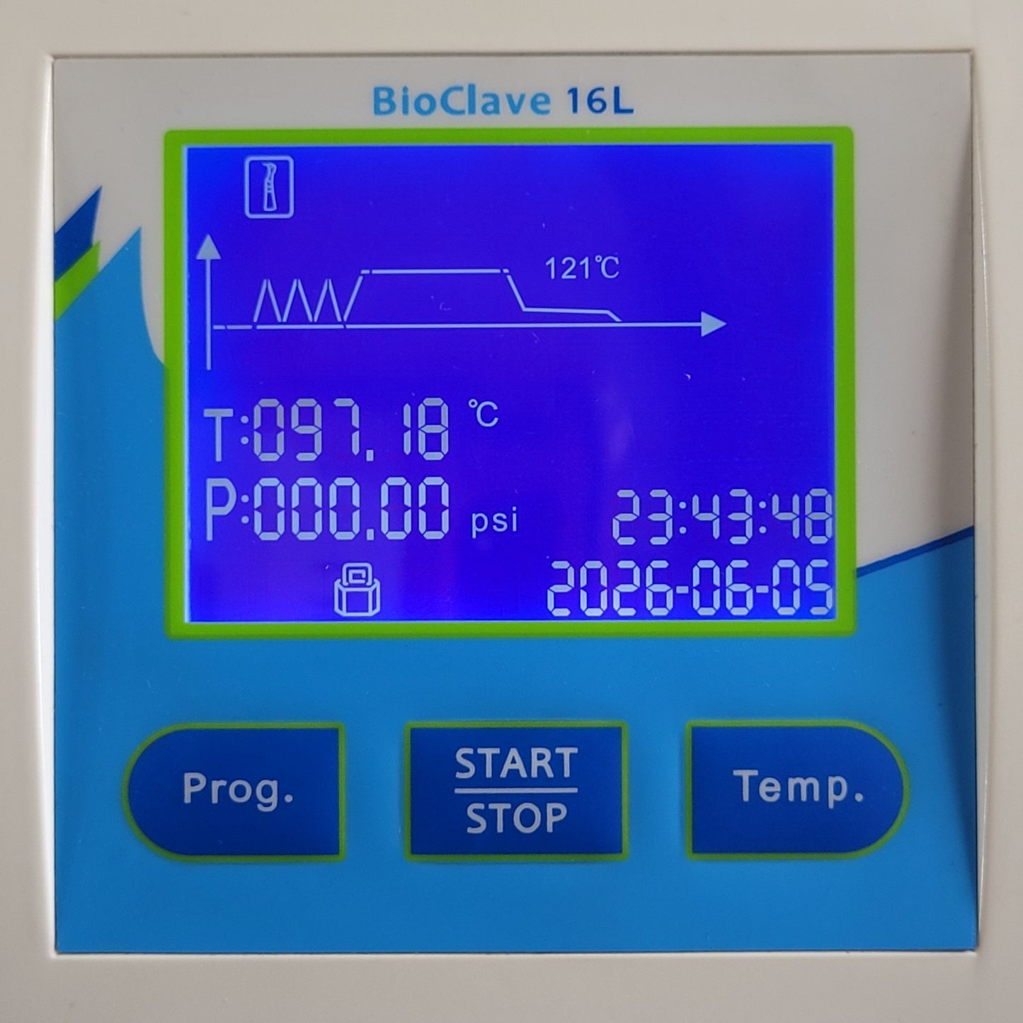 TESTED Benchmark BioClave STE-16M 16L Benchtop Steam Sterilizer Autoclave