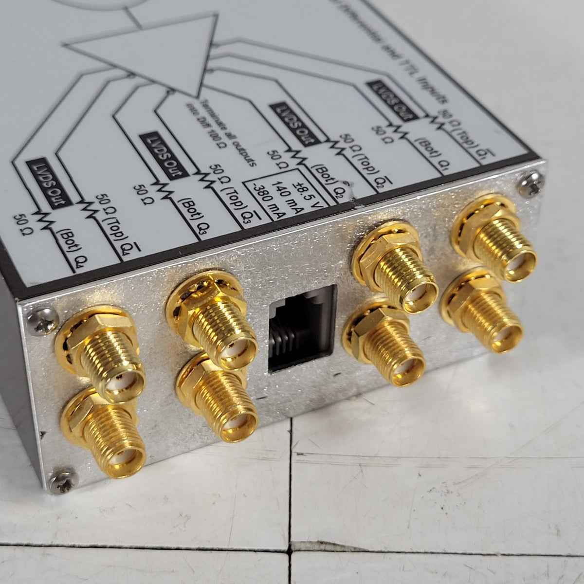 Pulse Research Lab PRL-424LV 1:4 LVDS Fanout Buffer Line Driver 1.25GHz TTL