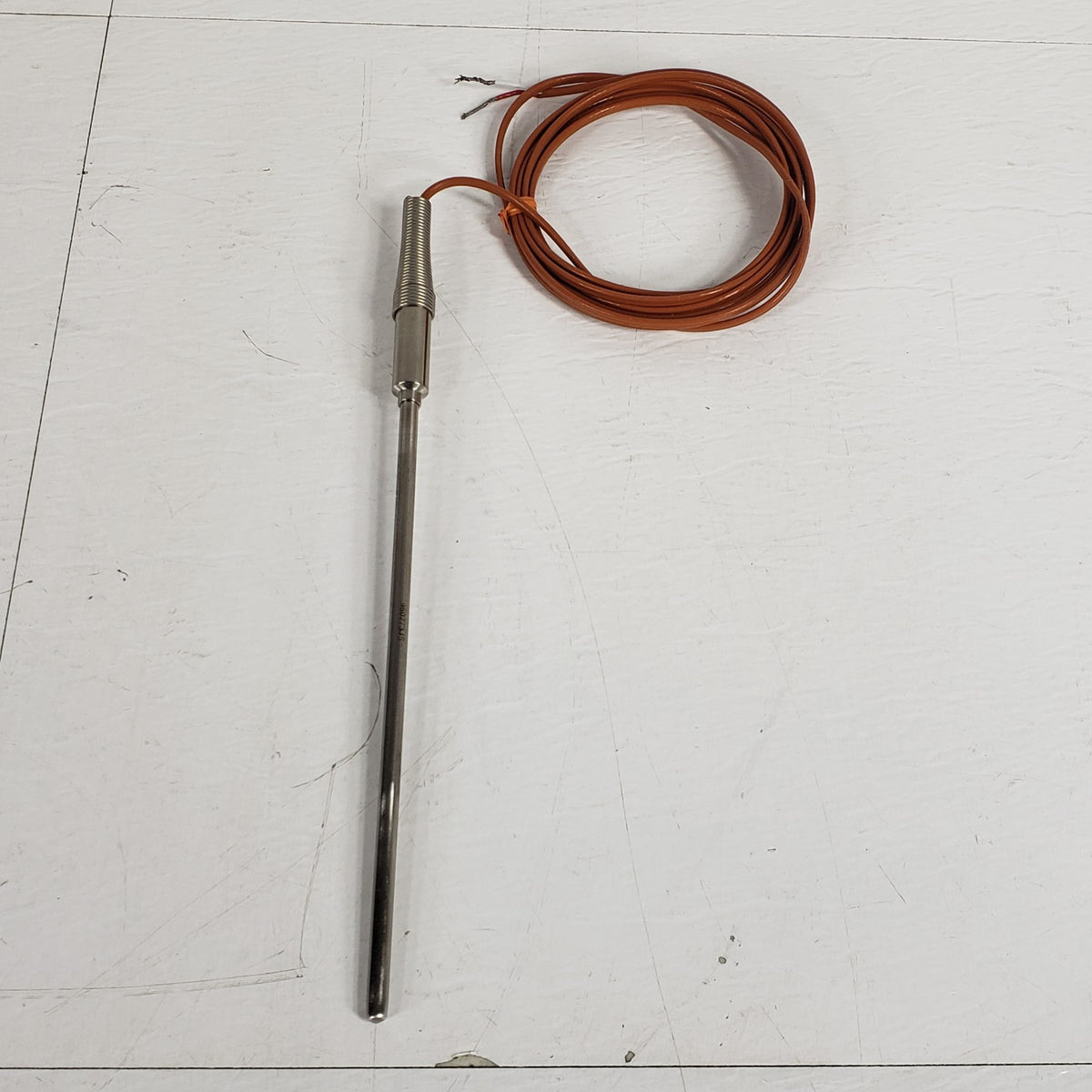 960273JS Type J Thermocouple Threaded Stainless Steel Temperature Probe