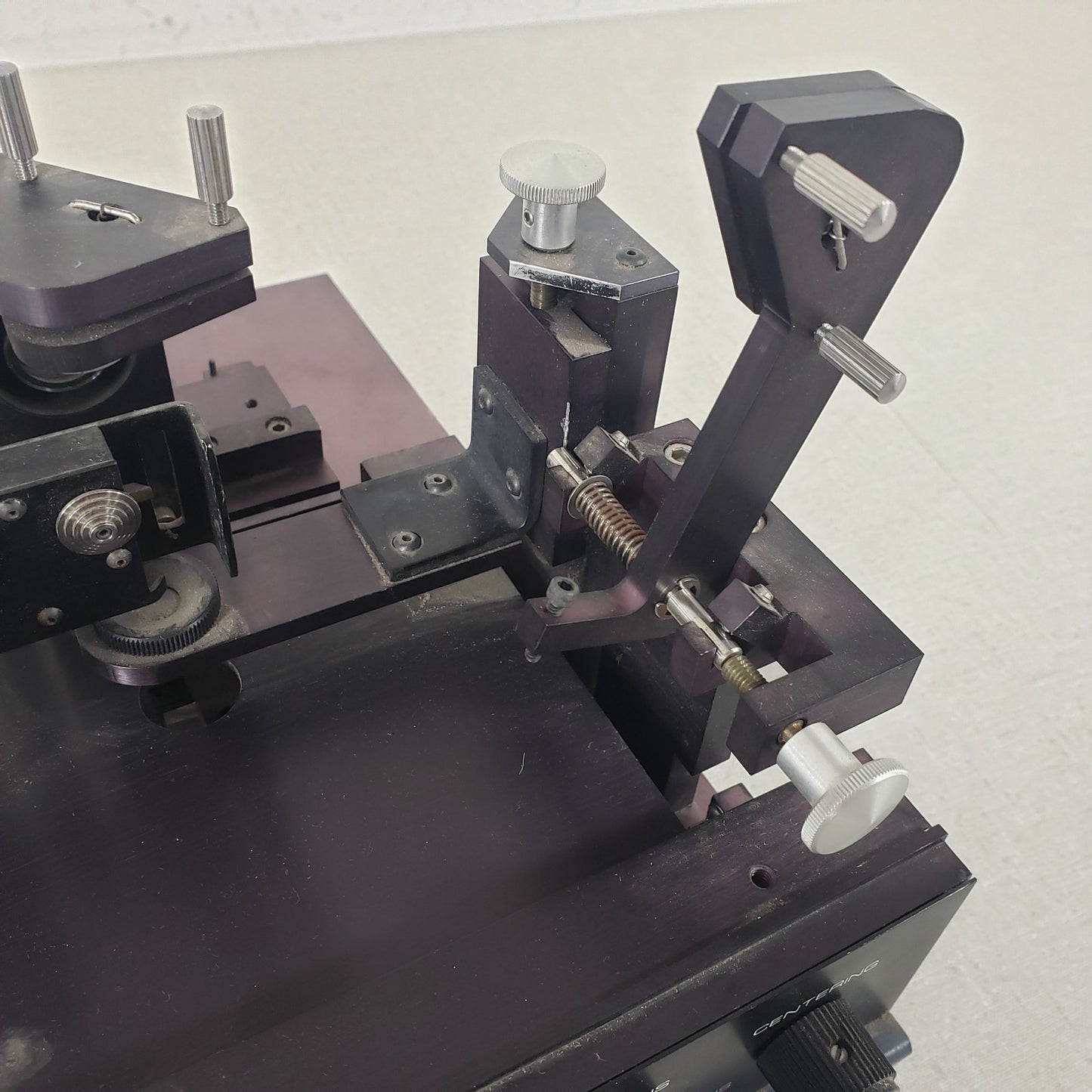 Vintage Microscope Microhardness Tester Manual Scratch Indentation Hardness Test