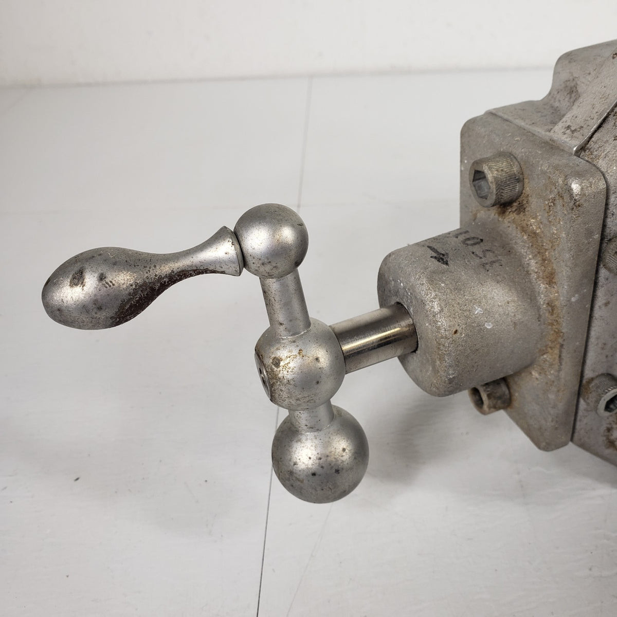 Airco Temescal 3" Manual High Vacuum Gate Valve ASA Flange Aluminum O-Ring