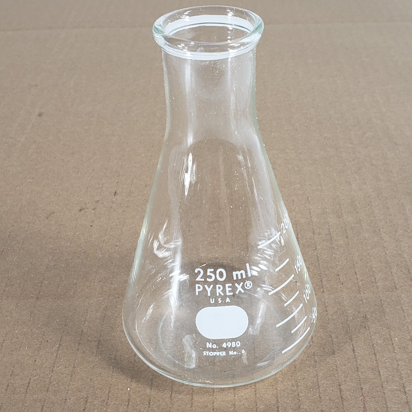 Lot of 14 Valueware/Pyrex 56650/26501/5100/4980 250mL Erlenmeyer Flasks